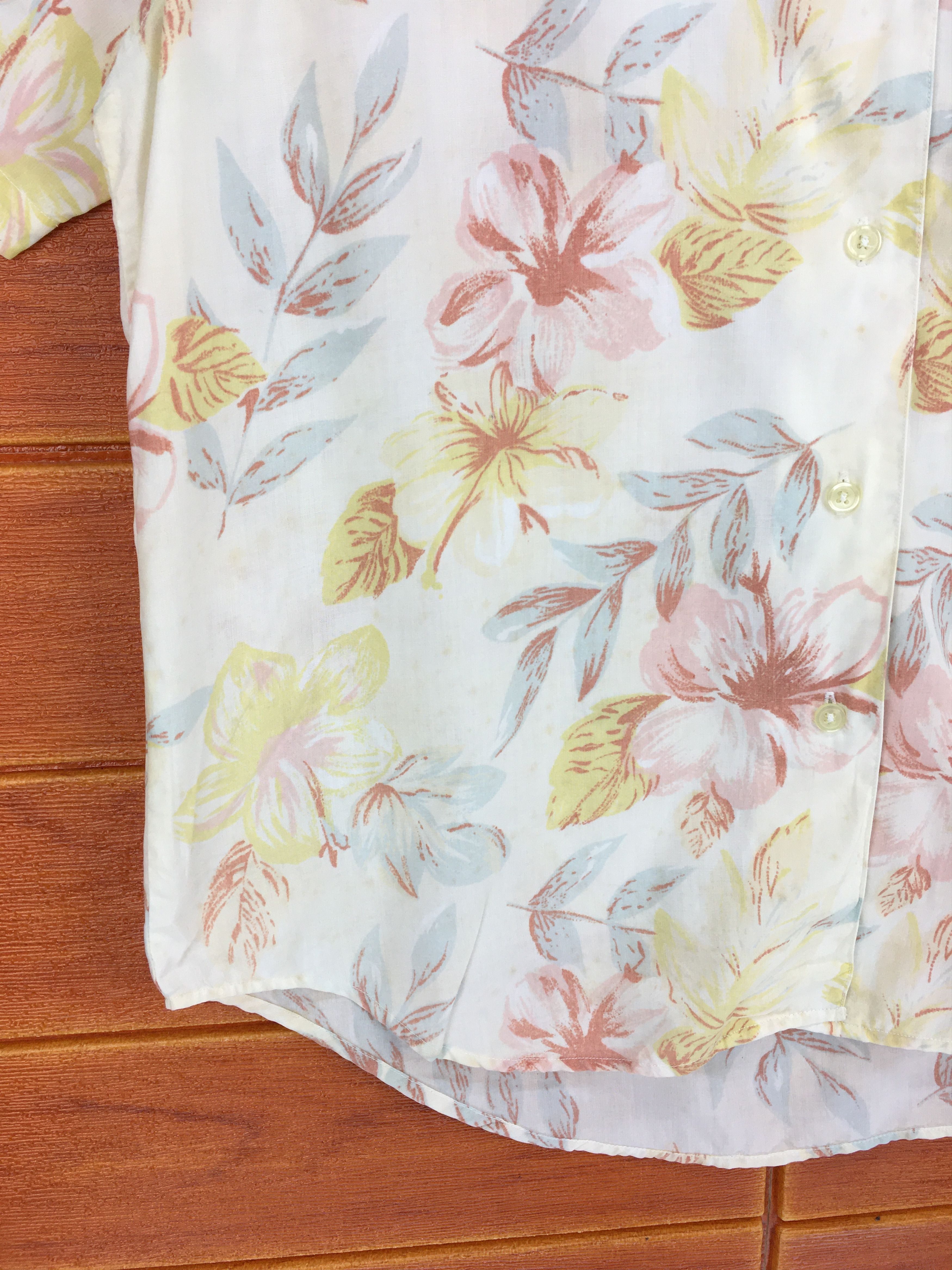 Japanese Brand Japanese Hawaiian SUN DURA Flowers Women Shirt Size US M / EU 48-50 / 2 - 3 Thumbnail