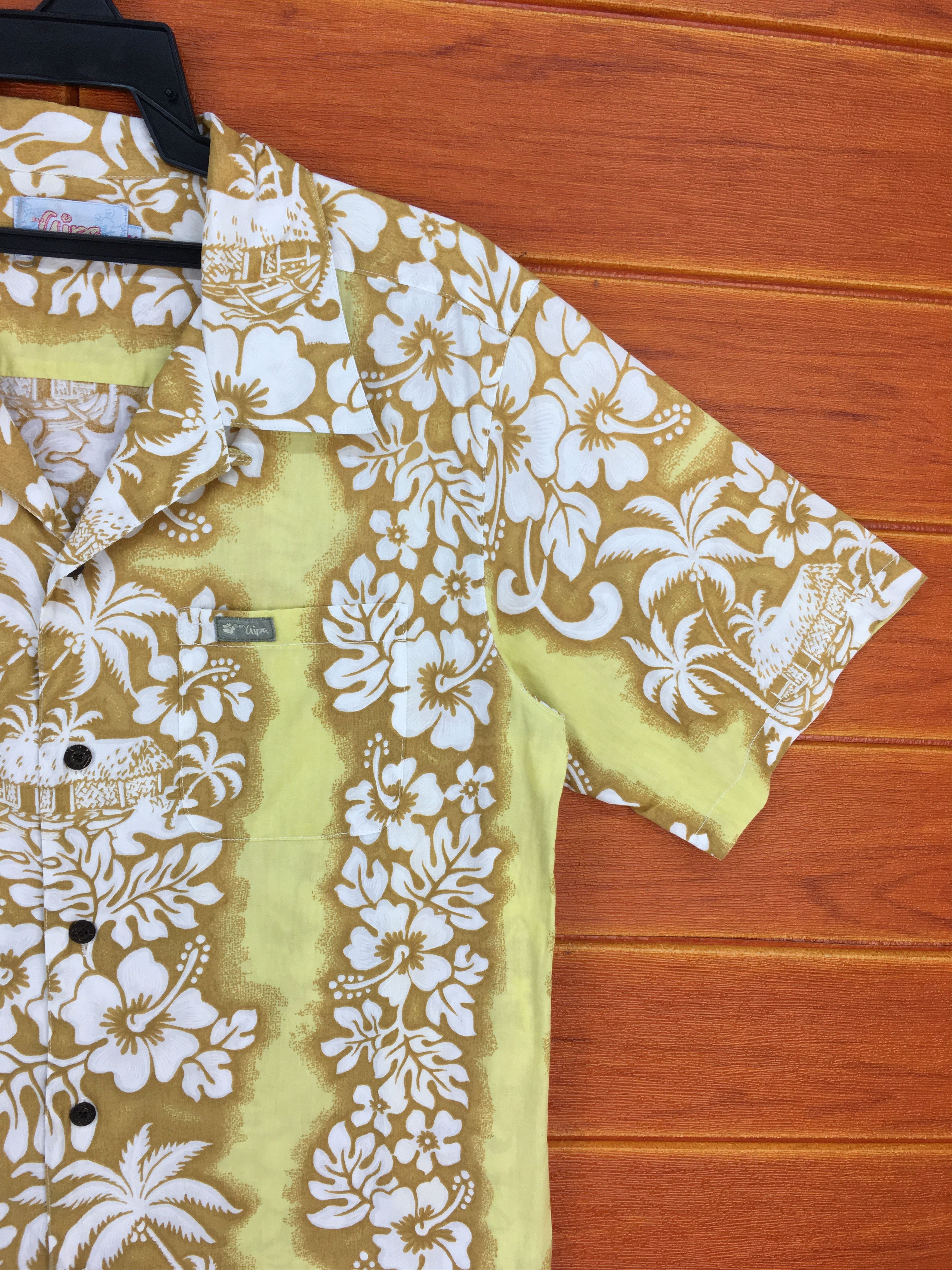 Sun Surf Vintage AIPA Border Panel Hibiscus Hawaiian Shirt Size US M / EU 48-50 / 2 - 5 Thumbnail