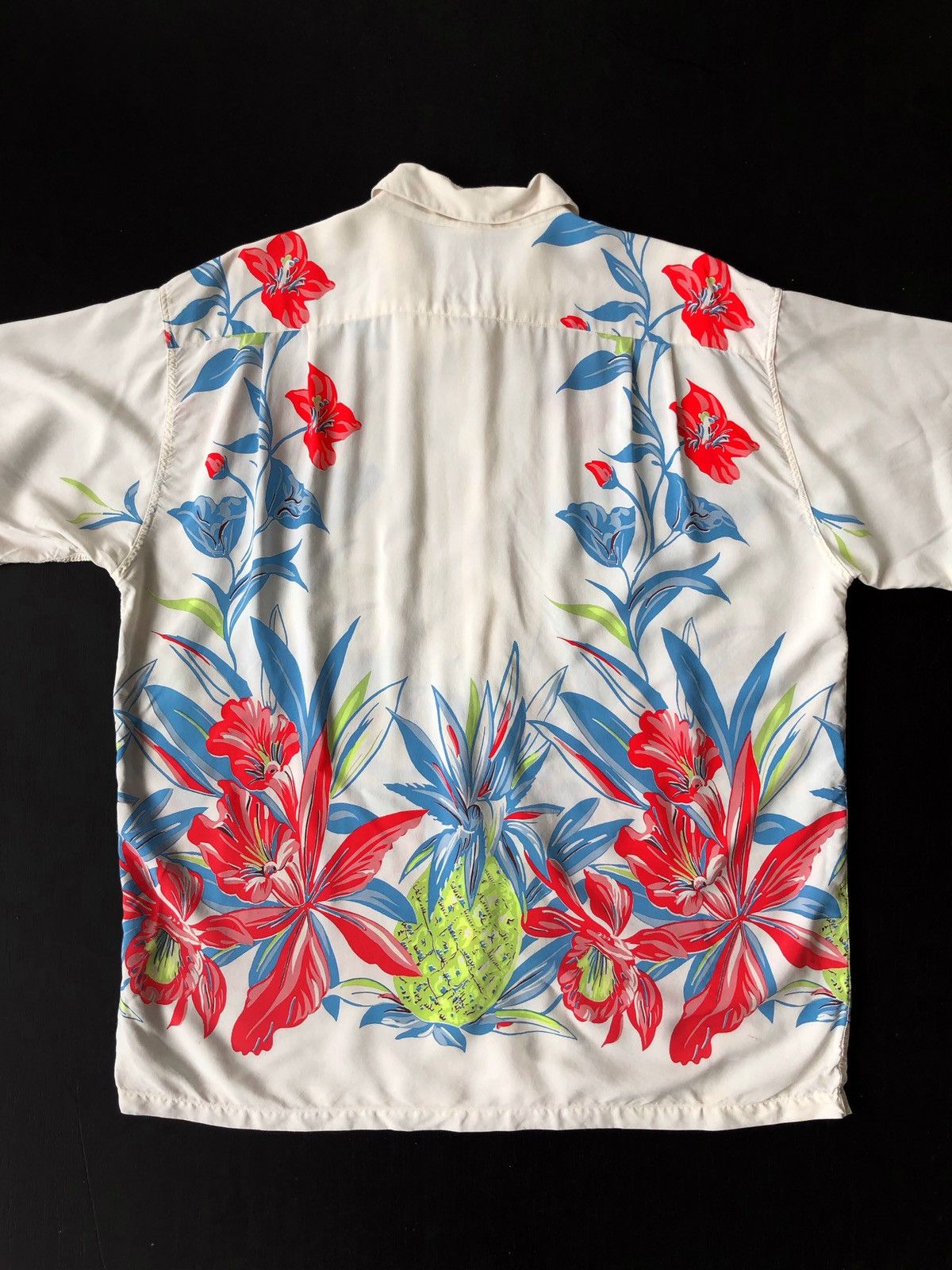 Sun Surf Duke Kahanamoku Toyo Ent Floral Rayon Hawaiian Shirt Size US XL / EU 56 / 4 - 1 Thumbnail