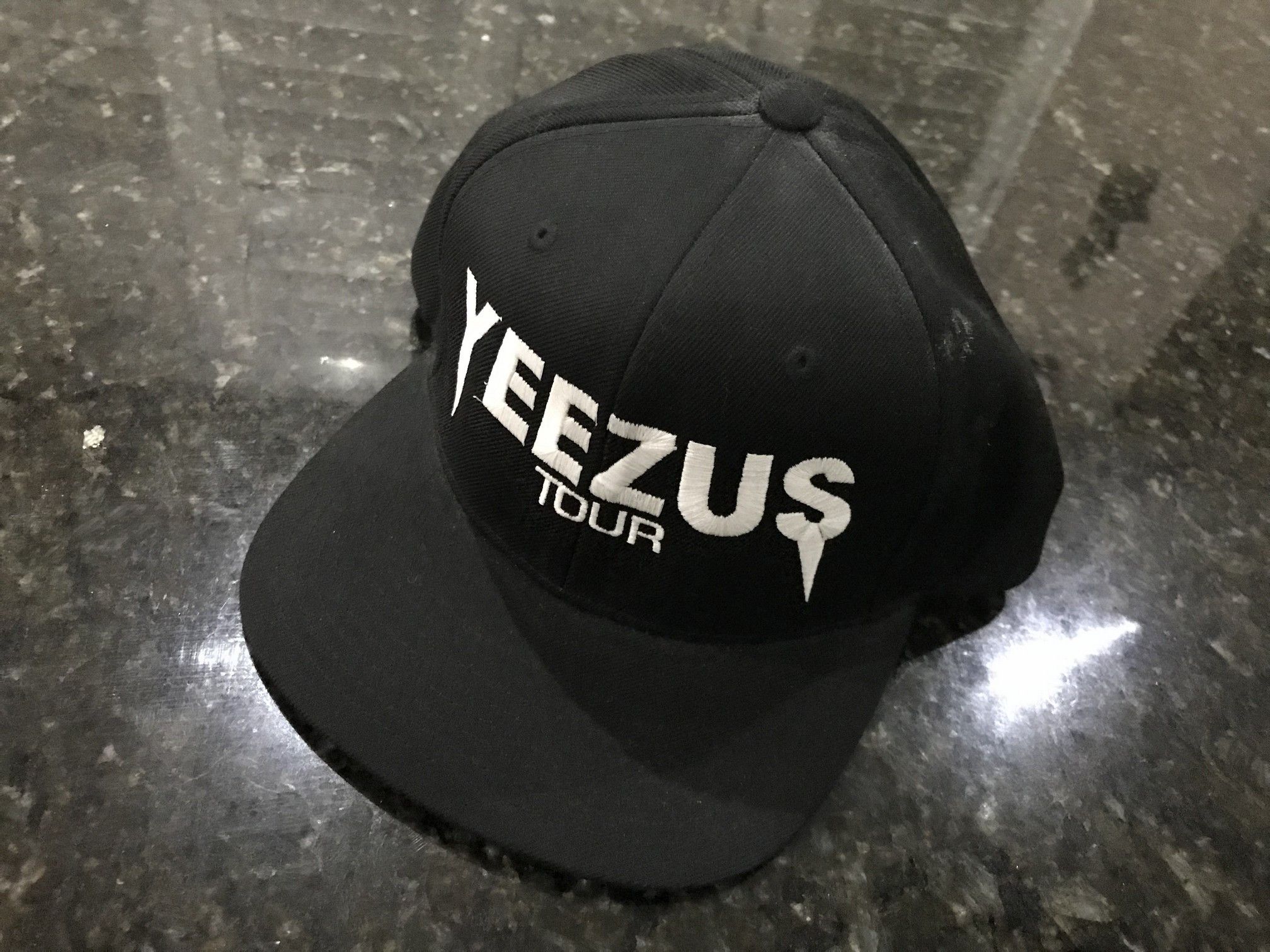 Yeezus Tour outlets Black Hat Merch Kanye West Yeezy Authentic Snapback