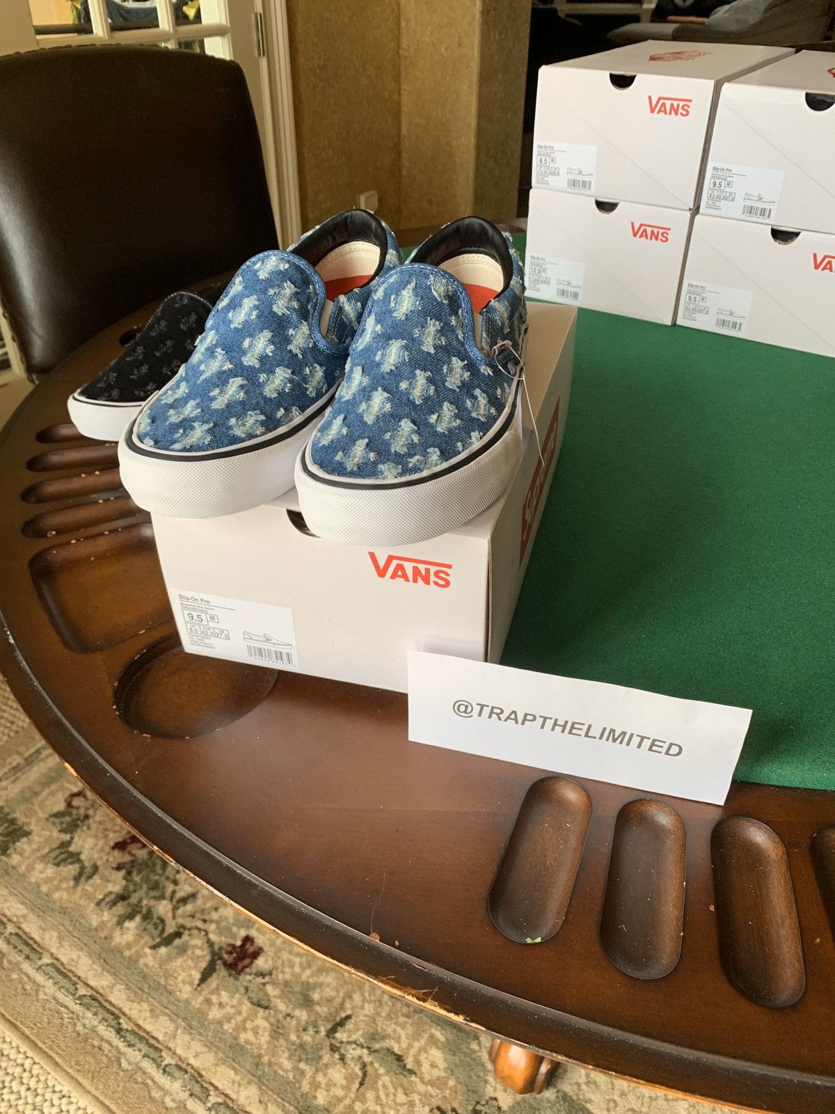 新品】SUPREME®︎/VANS®︎DENIM SLIP-ON PRO レア