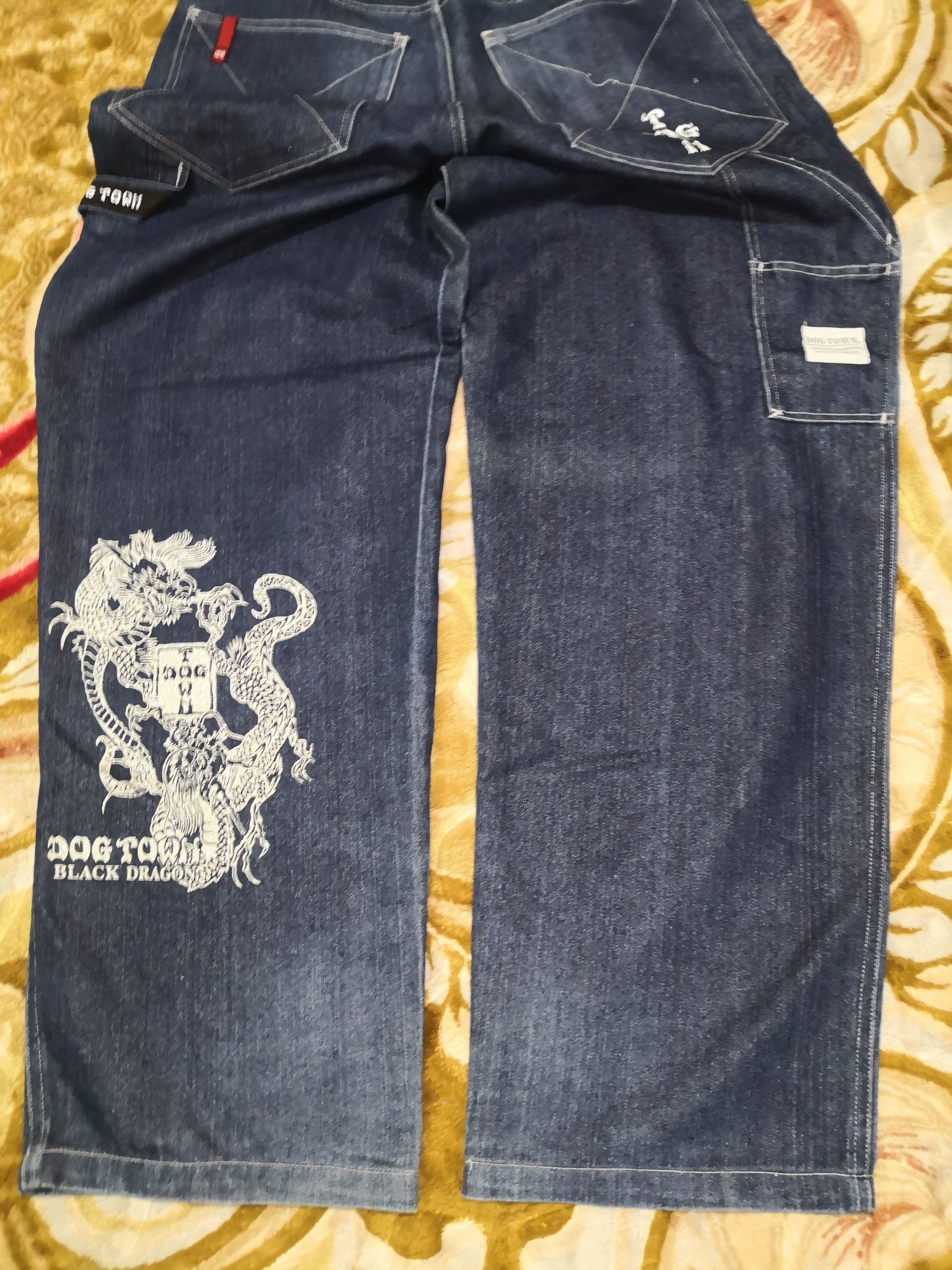 Dogtown × Japanese Brand DOGTOWN SKATEBOARD X BLACK DRAGON X WORKER PANT Size US 31 - 10 Thumbnail
