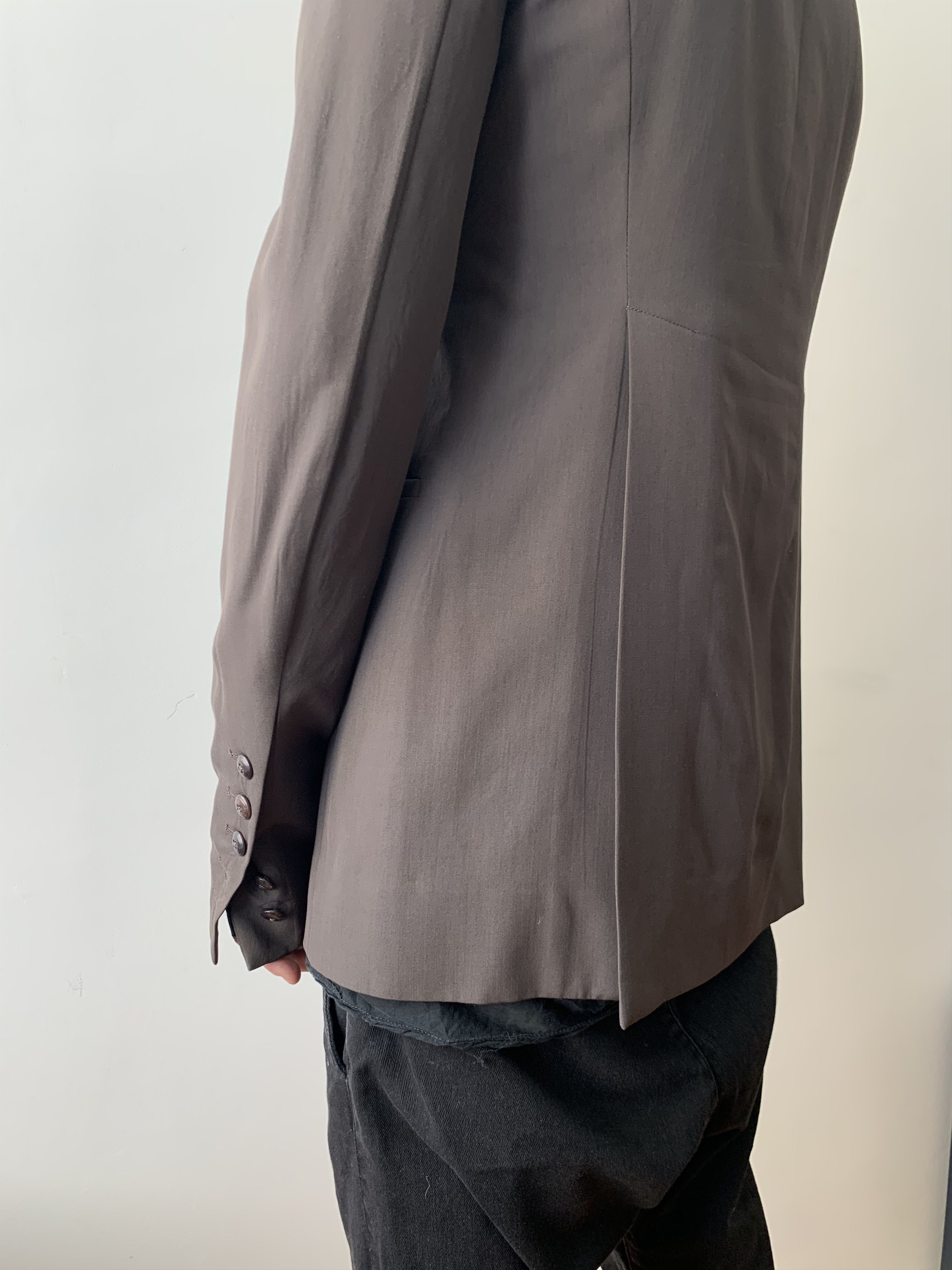 Rick Owens Rick Owens blazer in Dark Dust Size 48S - 5 Thumbnail