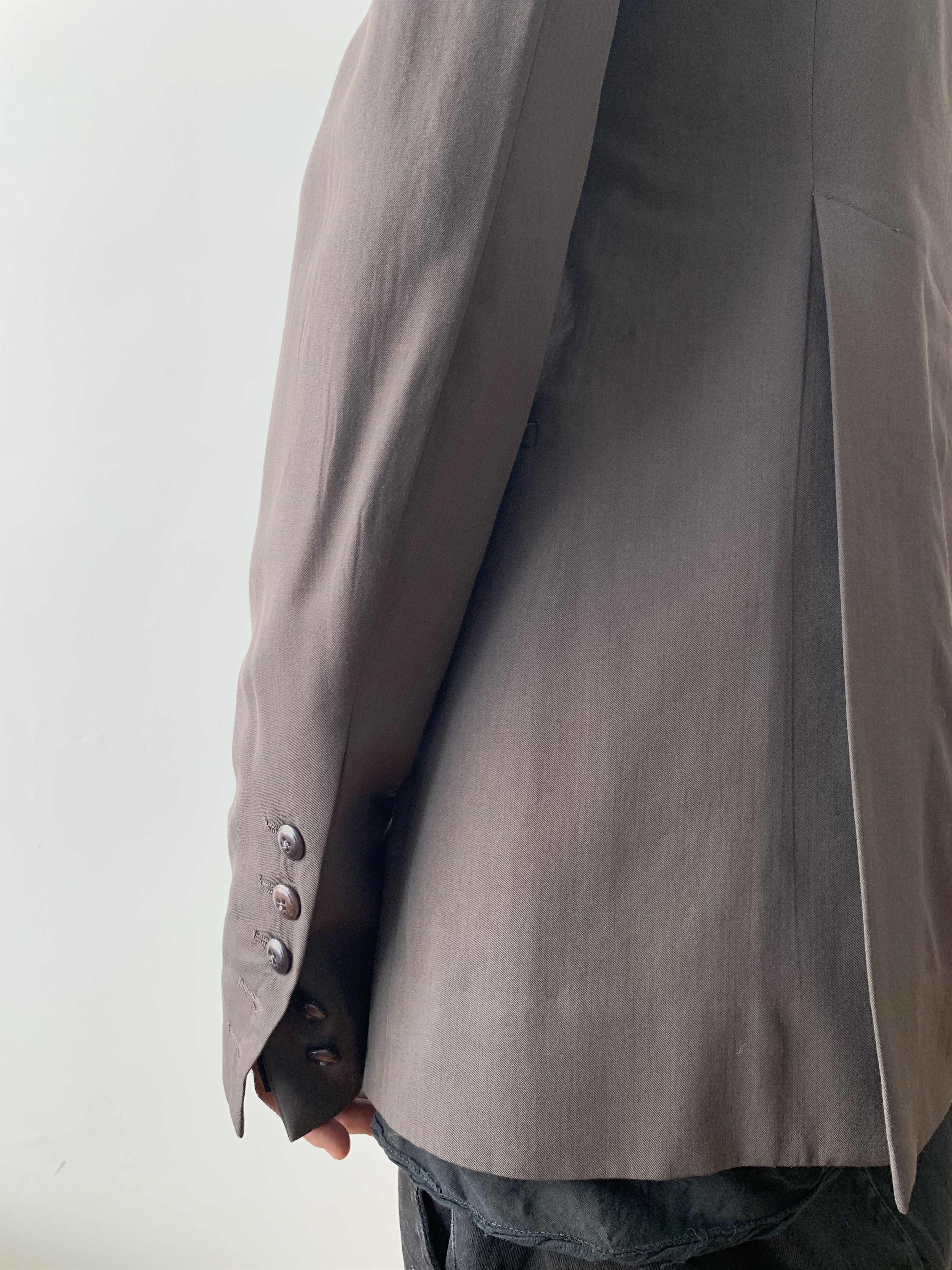 Rick Owens Rick Owens blazer in Dark Dust Size 48S - 6 Thumbnail
