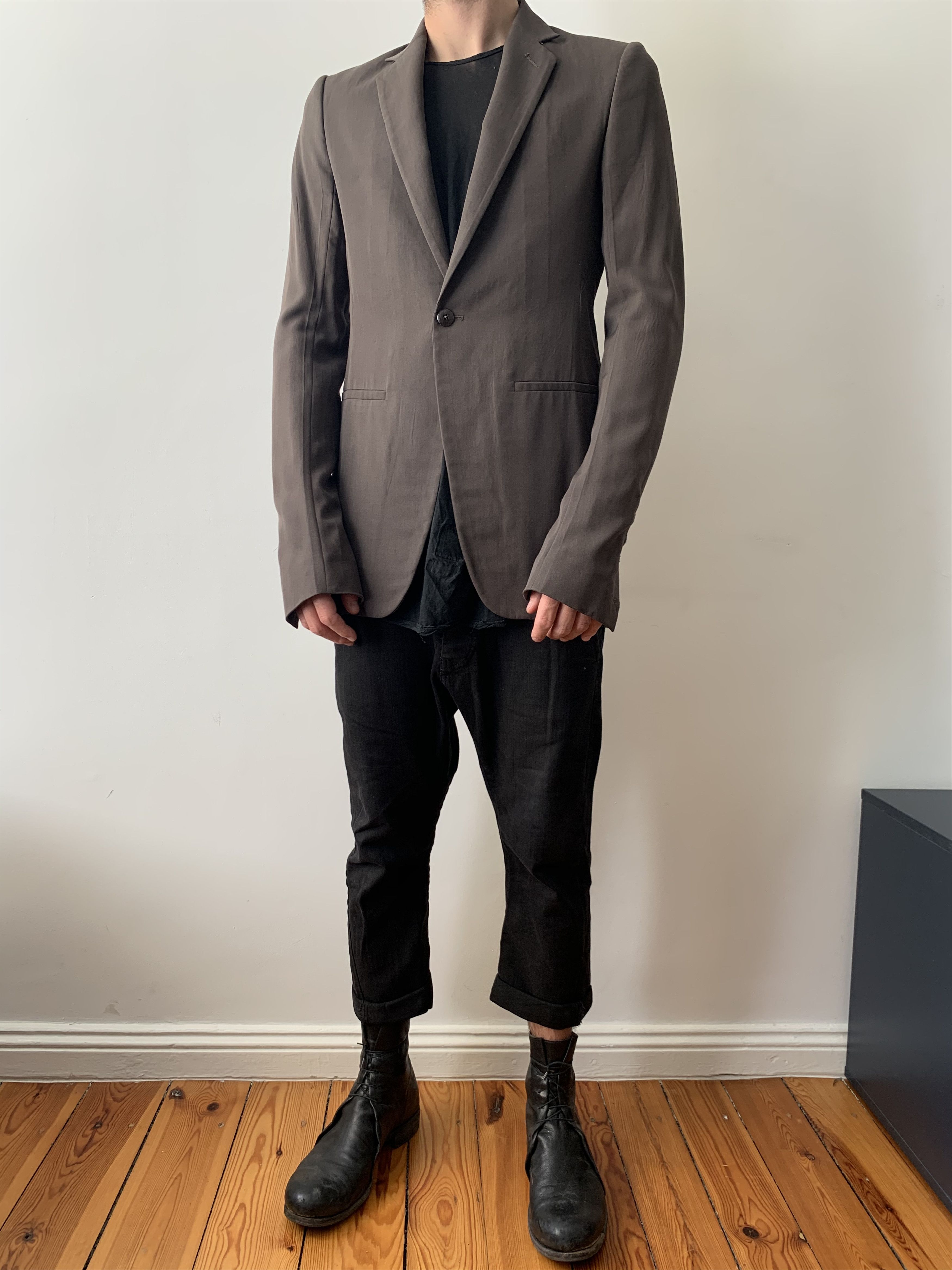 ジャケット・アウター Rick owens blazer ss21 Rick Owens Rick Owens blazer in Dark Dust | Grailed