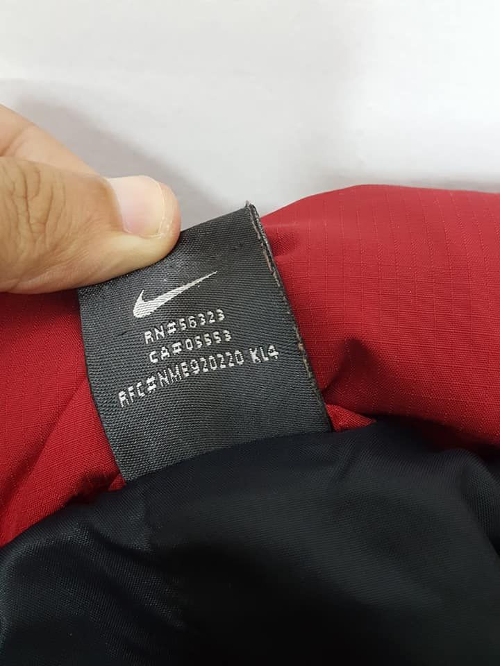 Nike (MINT) Nike Swoosh Goose Down Puffer Winter Jacket Red Size US XL / EU 56 / 4 - 14 Thumbnail