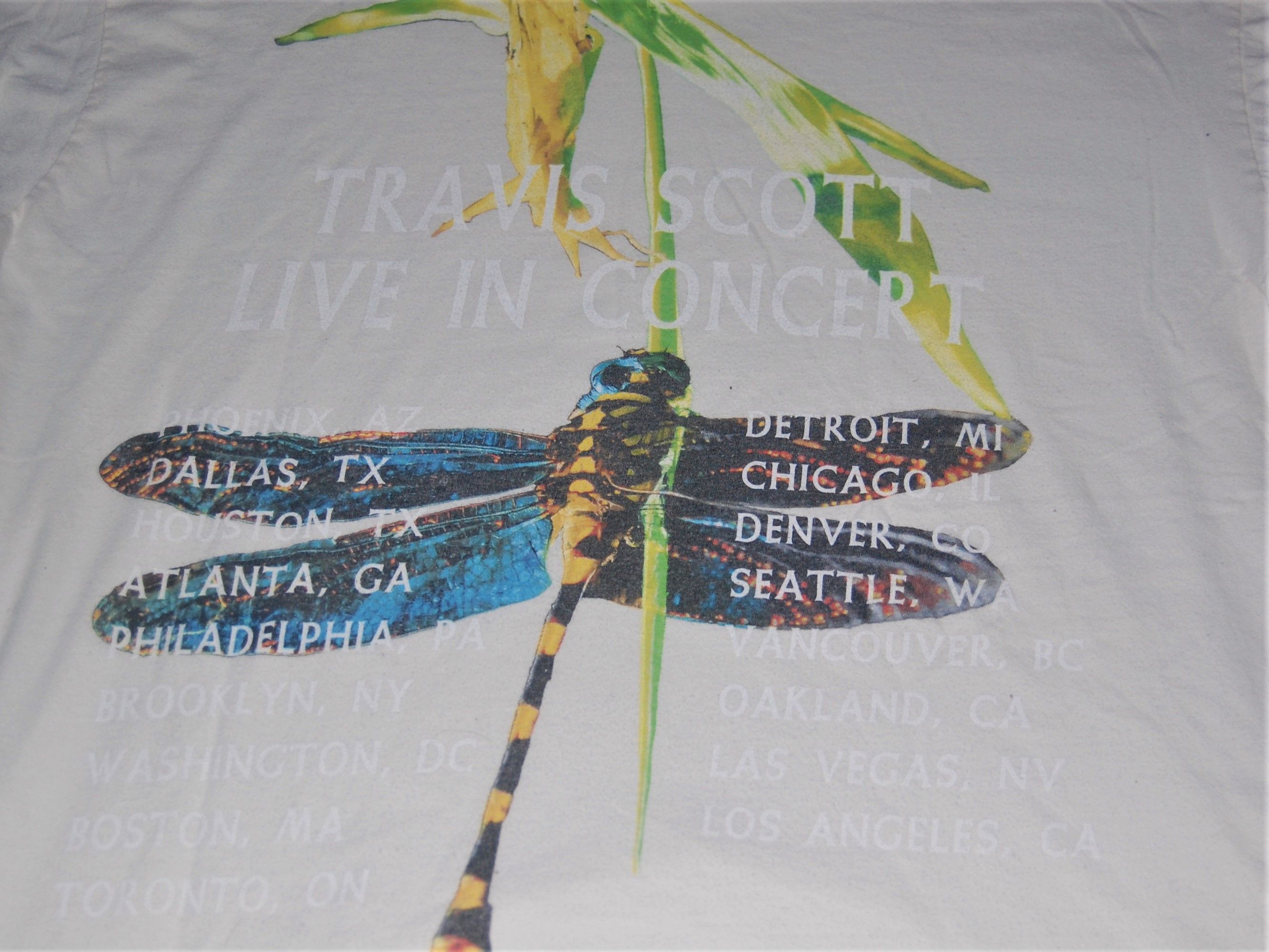 Travis Scott Travis Scott DAMN Tour Dragonfly T-shirt Size US XL / EU 56 / 4 - 3 Thumbnail
