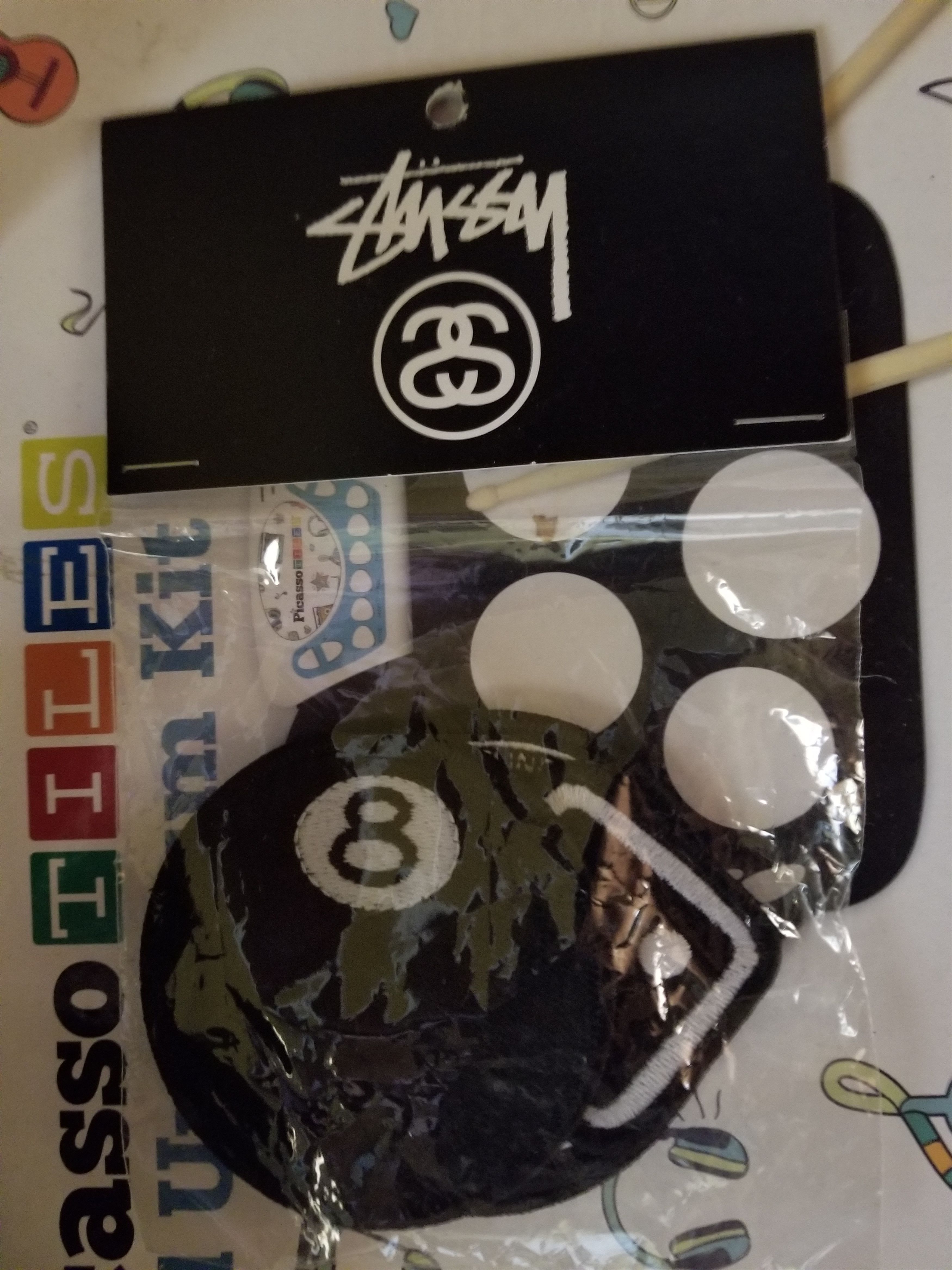 Stussy stussy patch set of four 8 ball | Grailed