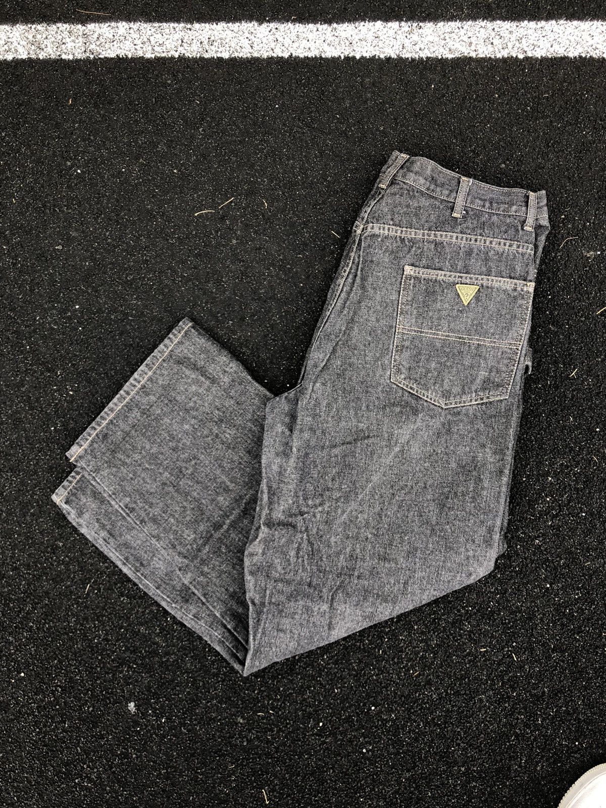Guess × Vintage Vintage Guess Denim Cargo Style Pants Size US 40 / EU 56 - 1 Thumbnail