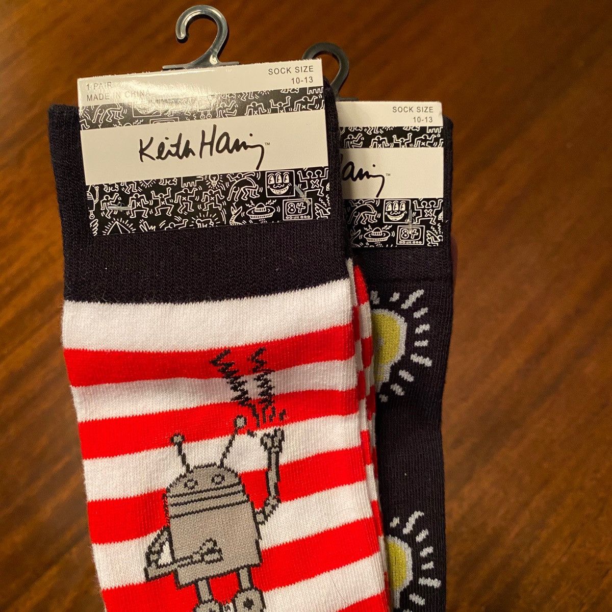 Keith Haring Brand NWT Keith Haring Sock Bundle - Two Pairs Size ONE SIZE - 4 Thumbnail