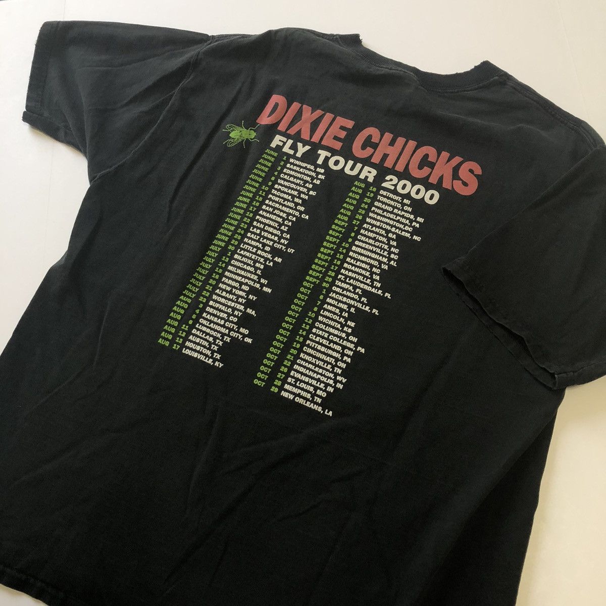 Band Tees × Tour Tee × Vintage Dixie Chicks Fly Tour 2000