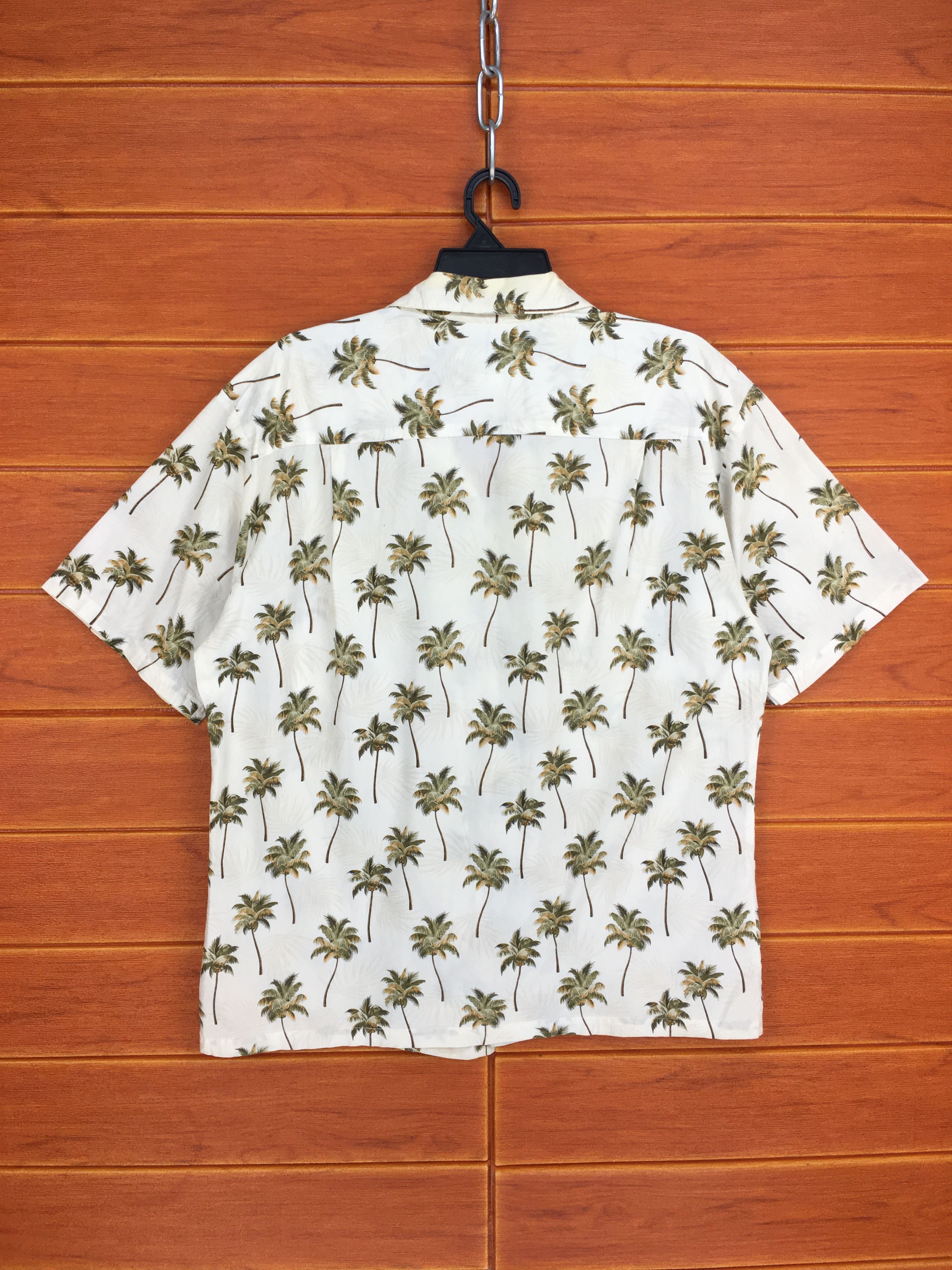 Vintage Vintage KYs Coconut Trees Hawaiian Shirt / Aloha Wear Size US M / EU 48-50 / 2 - 8 Thumbnail