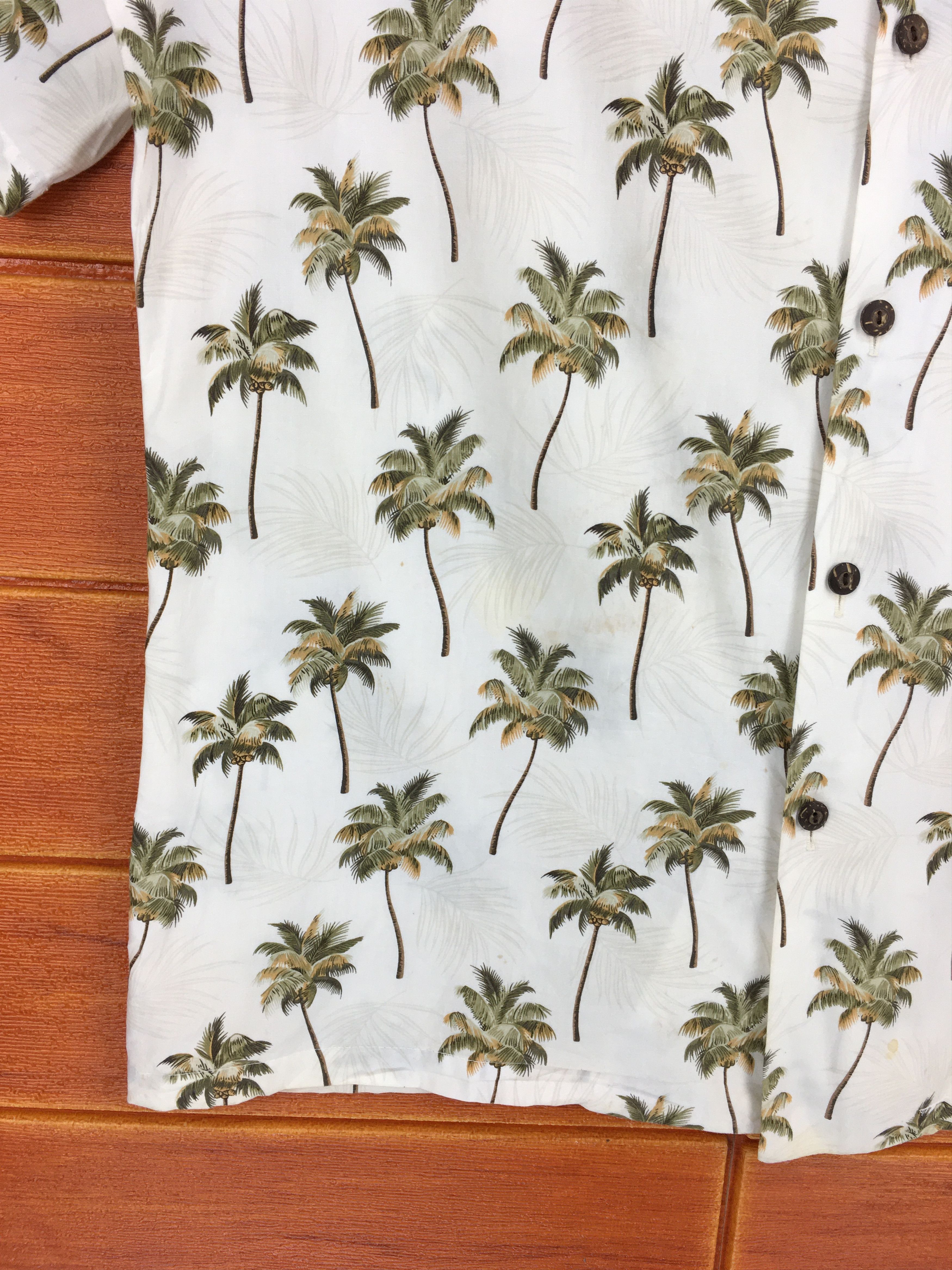 Vintage Vintage KYs Coconut Trees Hawaiian Shirt / Aloha Wear Size US M / EU 48-50 / 2 - 3 Thumbnail