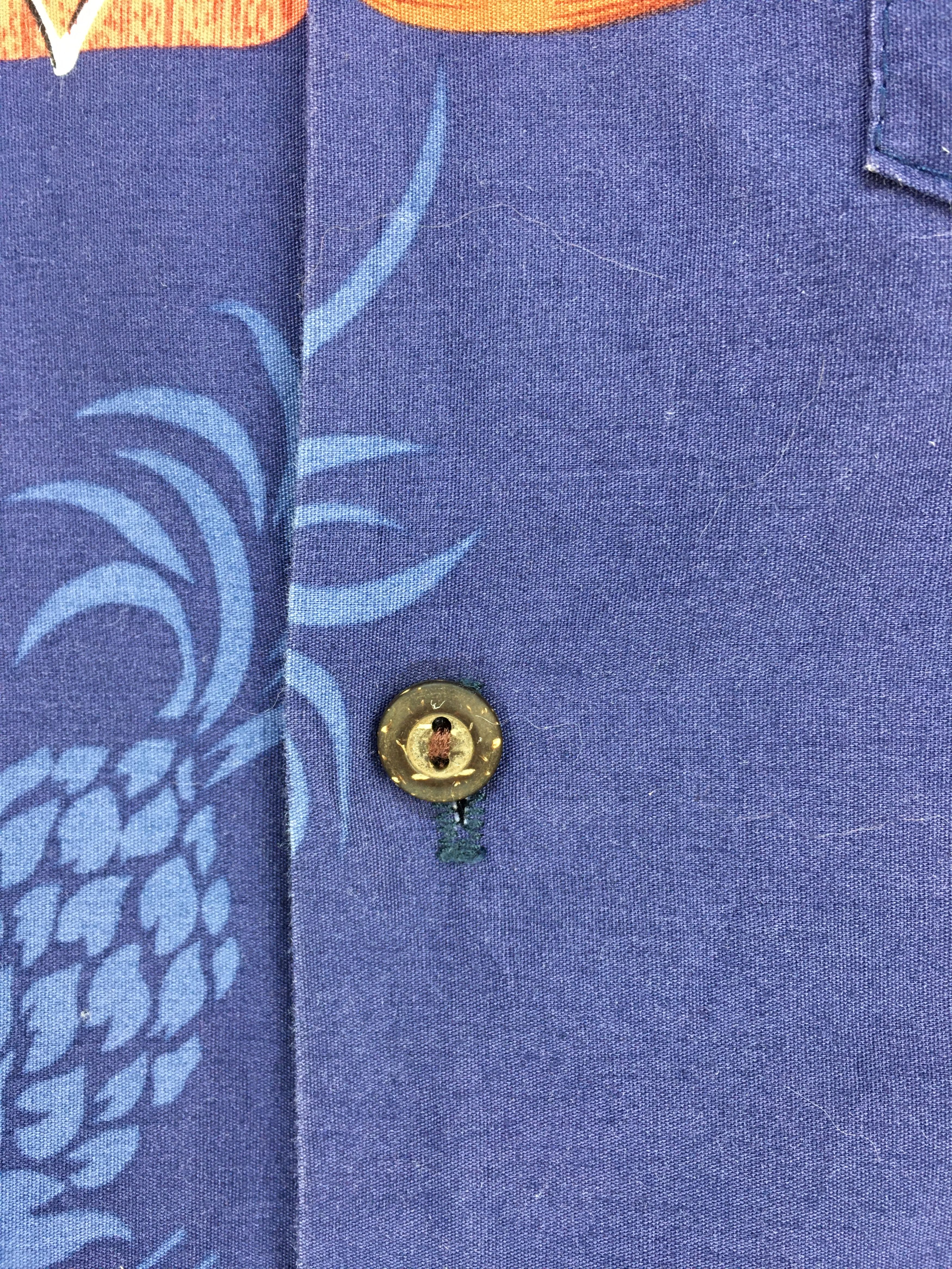 Vintage Vintage Hawaiian WINNIE FASHION Guitars Pineapples Shirt Size US M / EU 48-50 / 2 - 6 Thumbnail