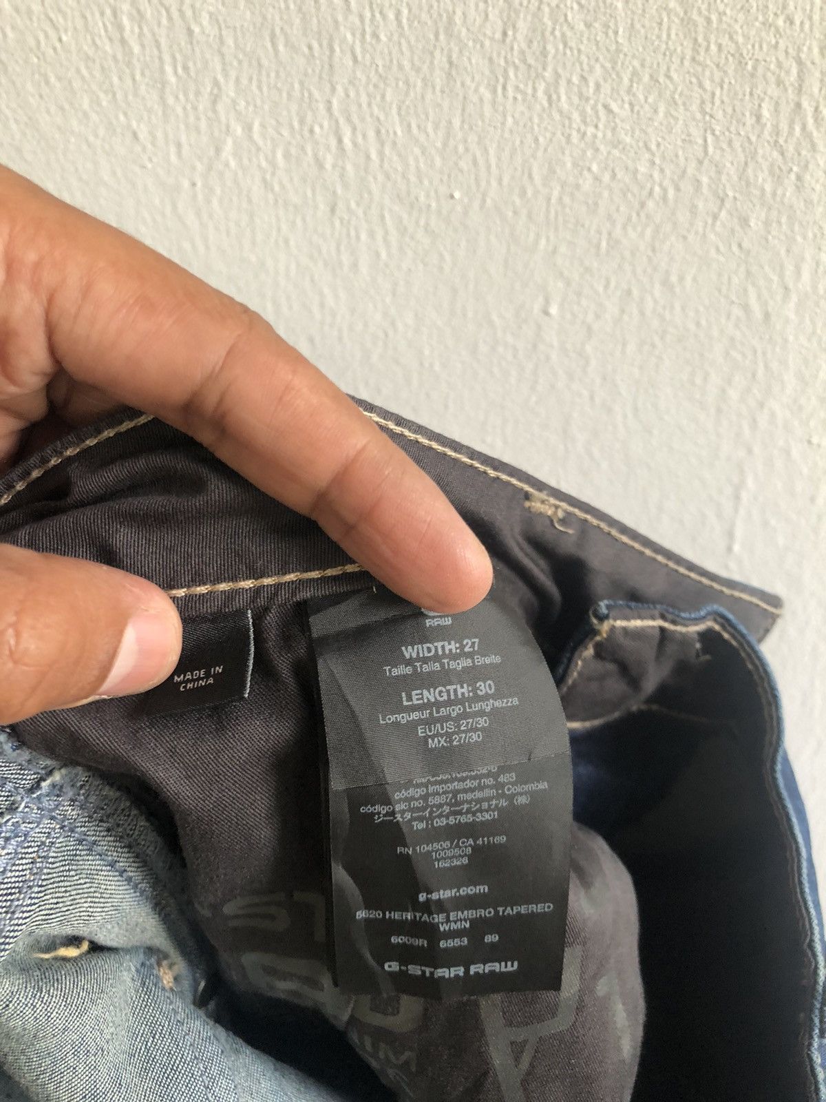 G-Star G STAR Denim Jeans Size US 30 / EU 46 - 8 Thumbnail