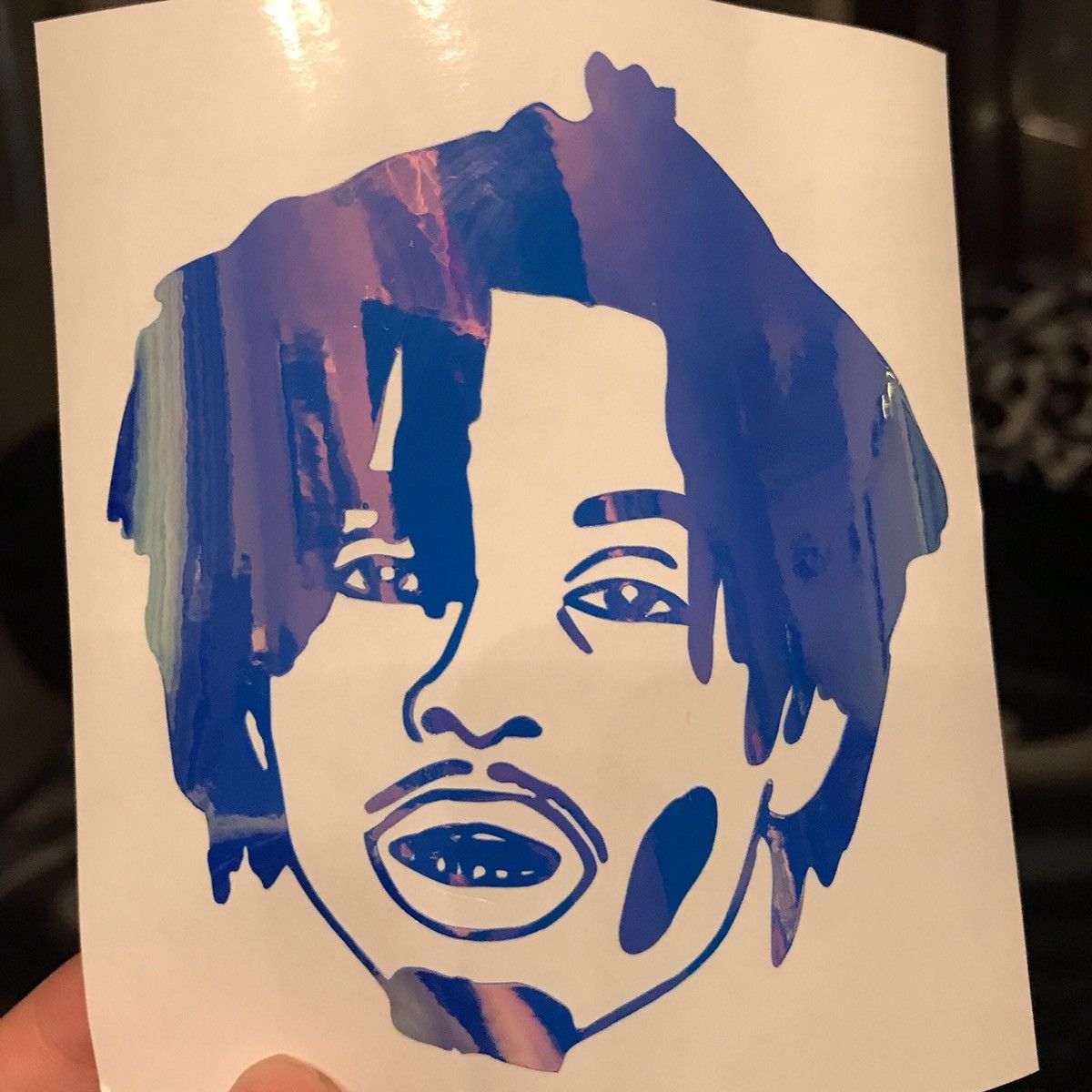 Custom Playboi Carti Holographic Sticker | Grailed