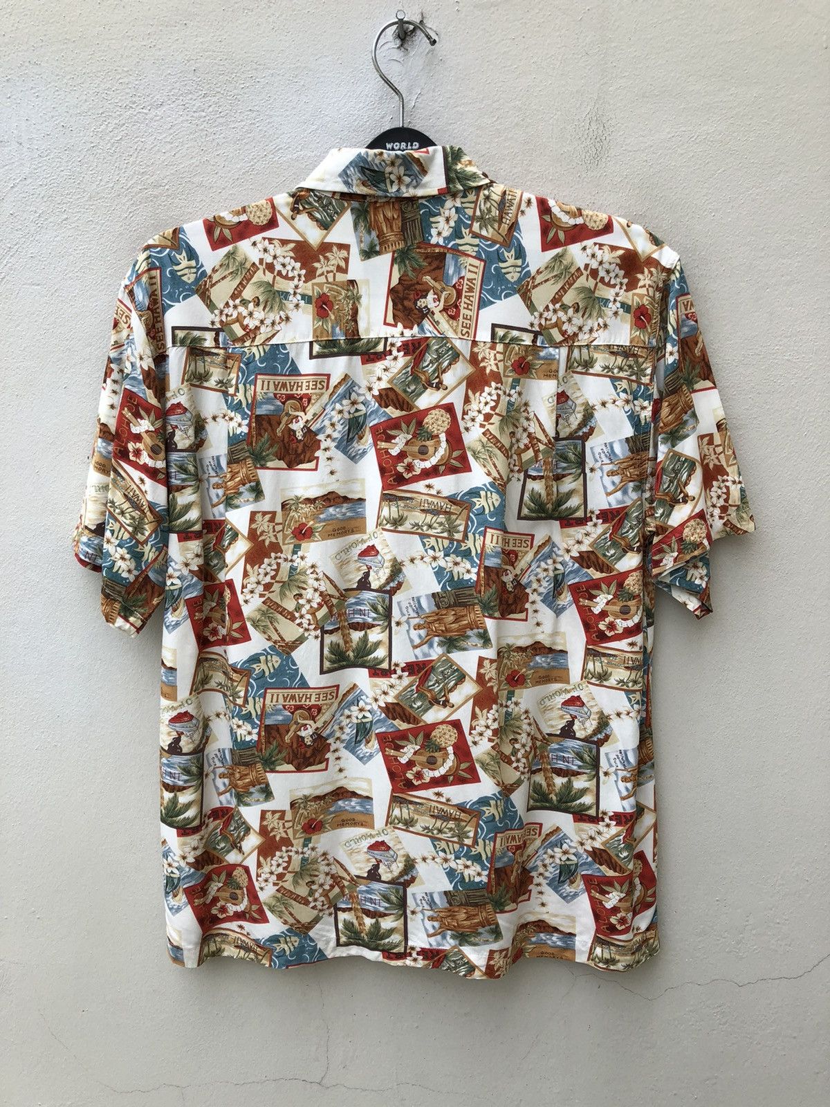 Vintage Japanese Hawaiian Shirt Dodgest Rayon Aloha Size US M / EU 48-50 / 2 - 10 Thumbnail