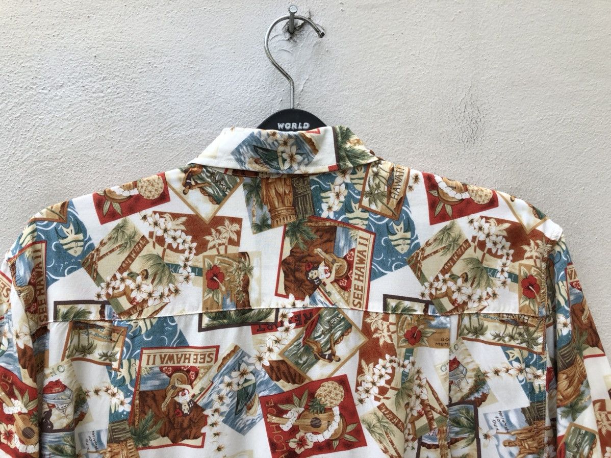 Vintage Japanese Hawaiian Shirt Dodgest Rayon Aloha Size US M / EU 48-50 / 2 - 11 Thumbnail
