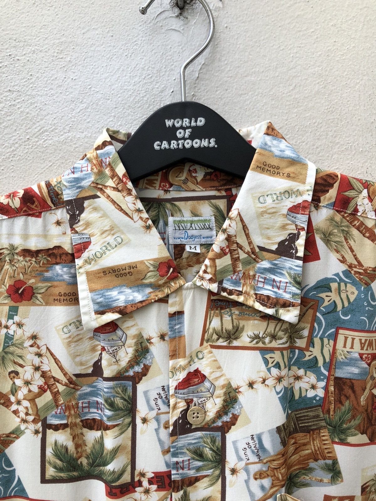 Vintage Japanese Hawaiian Shirt Dodgest Rayon Aloha Size US M / EU 48-50 / 2 - 2 Thumbnail
