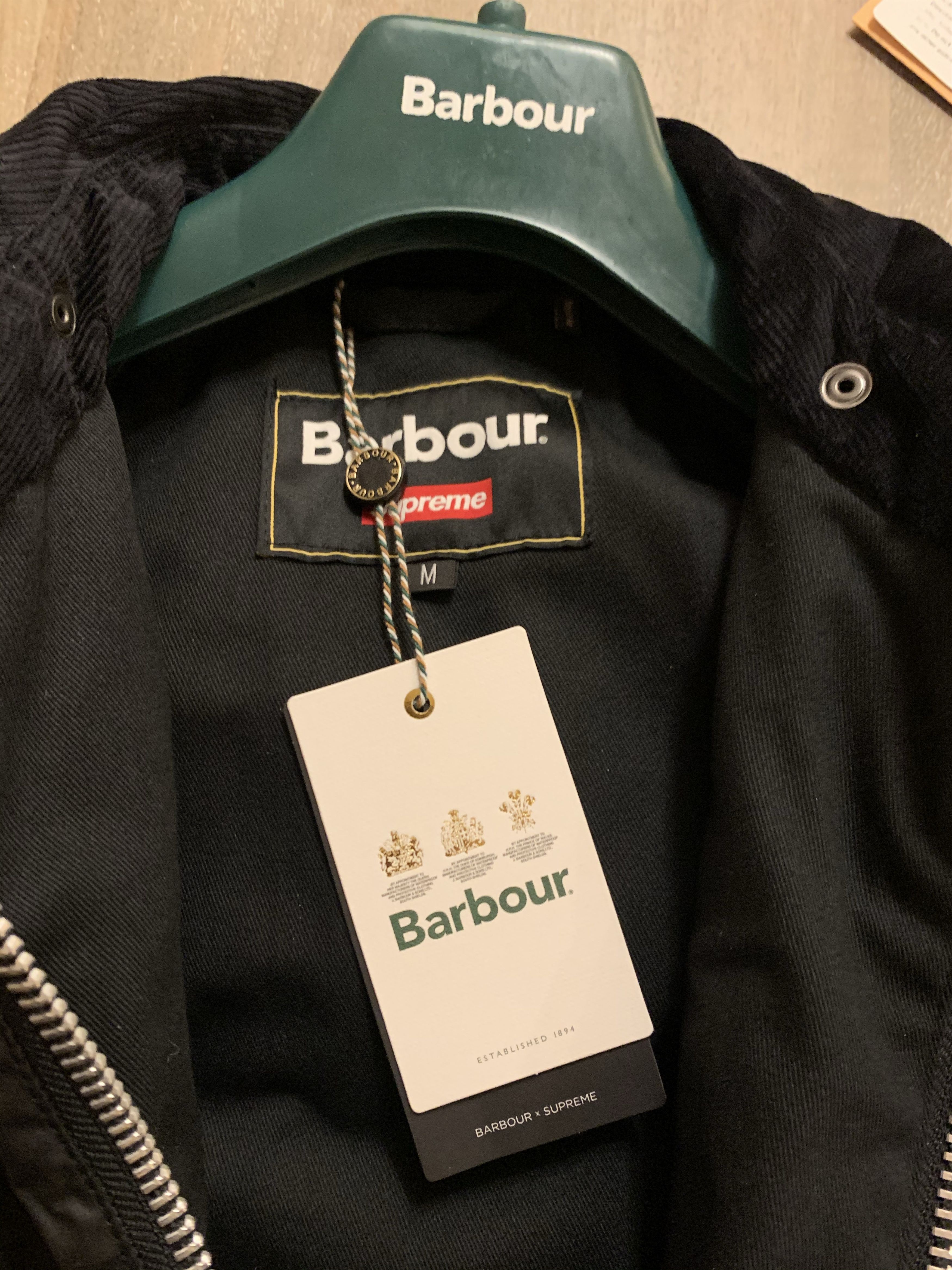 Supreme Supreme X Barbour lightweight Waxed Cotton Field Jacket