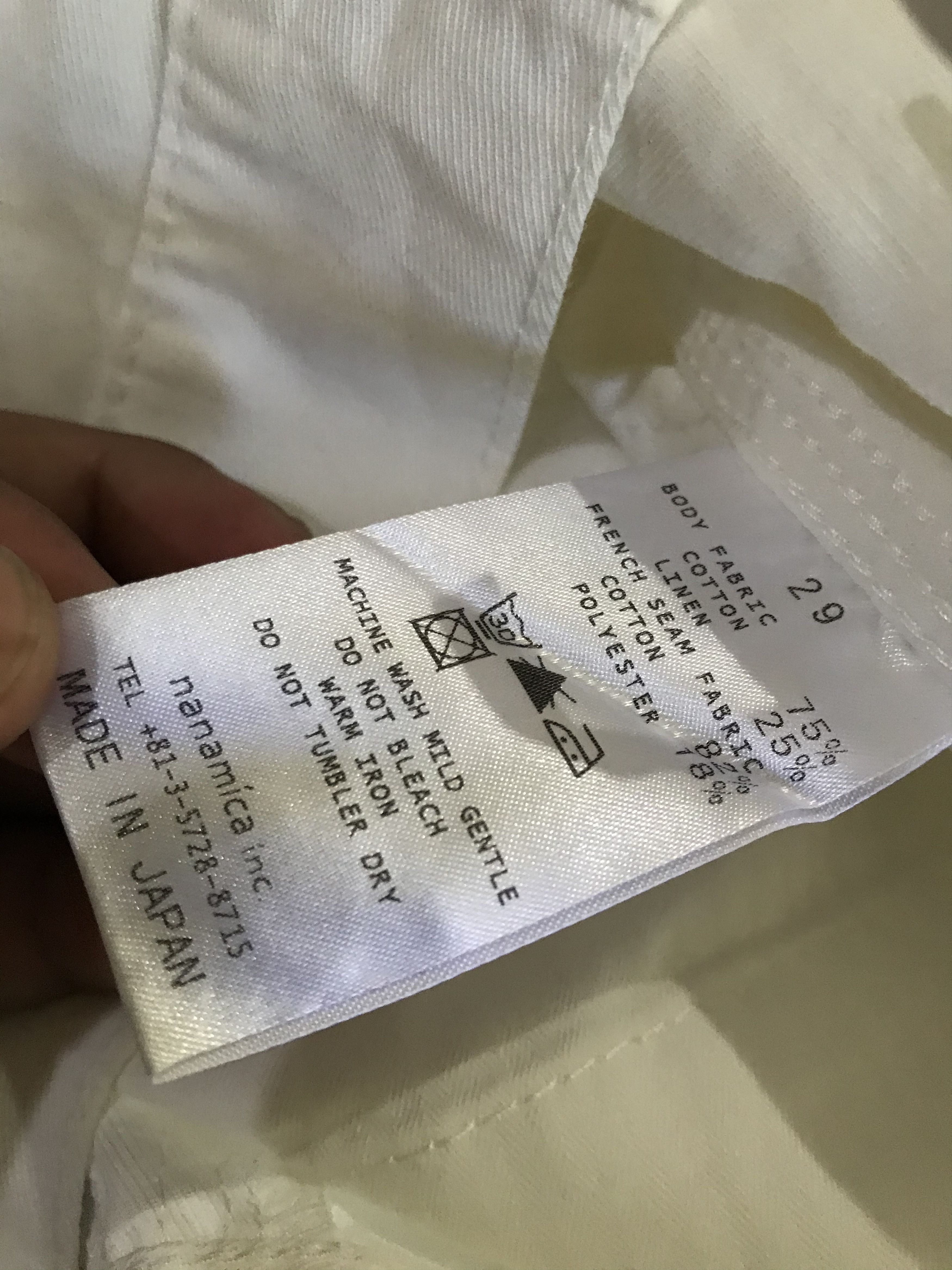 Nanamica JAPAN BRAND NANAMICA WHITE PANTS CASUAL Size US 34 / EU 50 - 6 Thumbnail