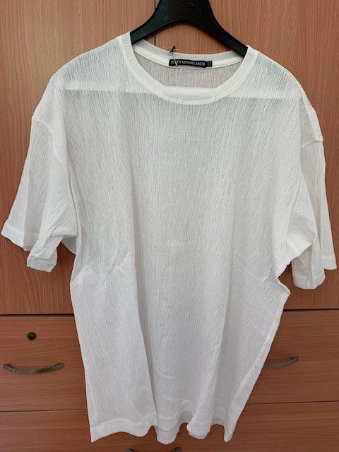 Issey Miyake Issey Miyake Men Crepe Tuck Jersey in white | Grailed 