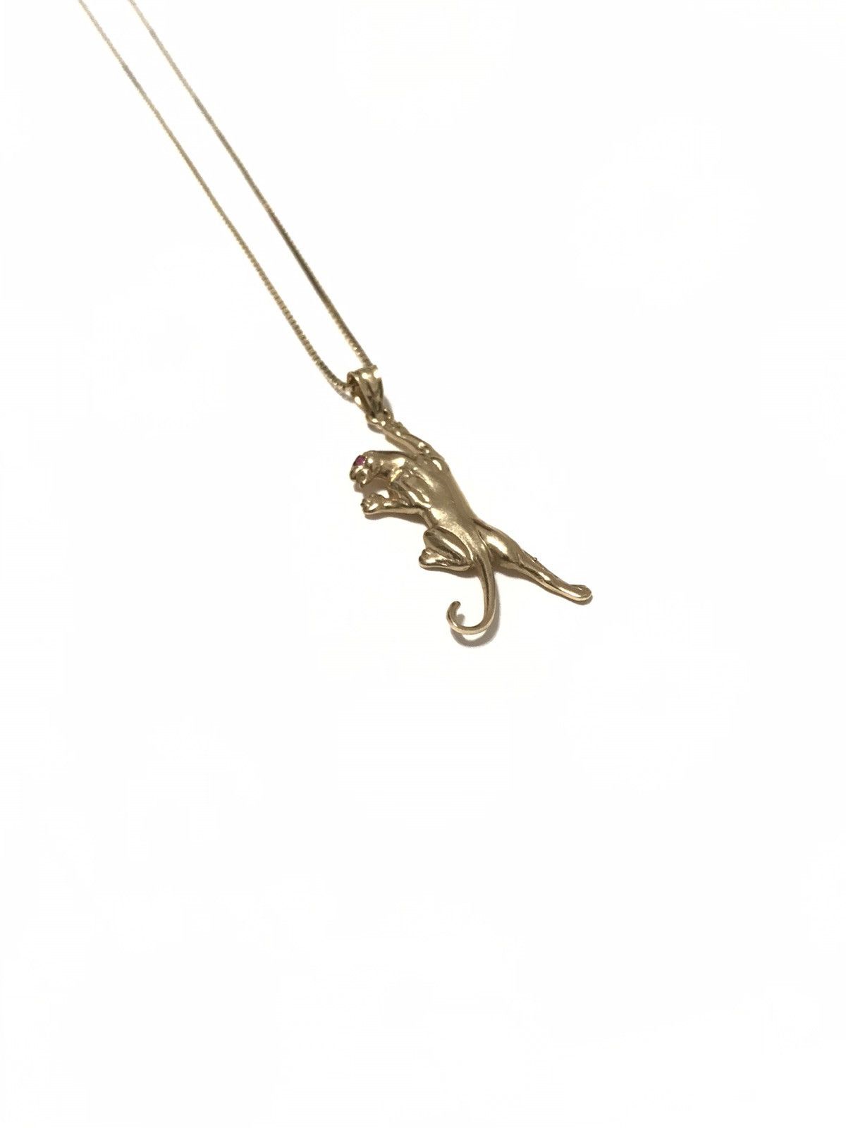 Supreme Panther Gold Necklace 14Ktrapfashion - ネックレス
