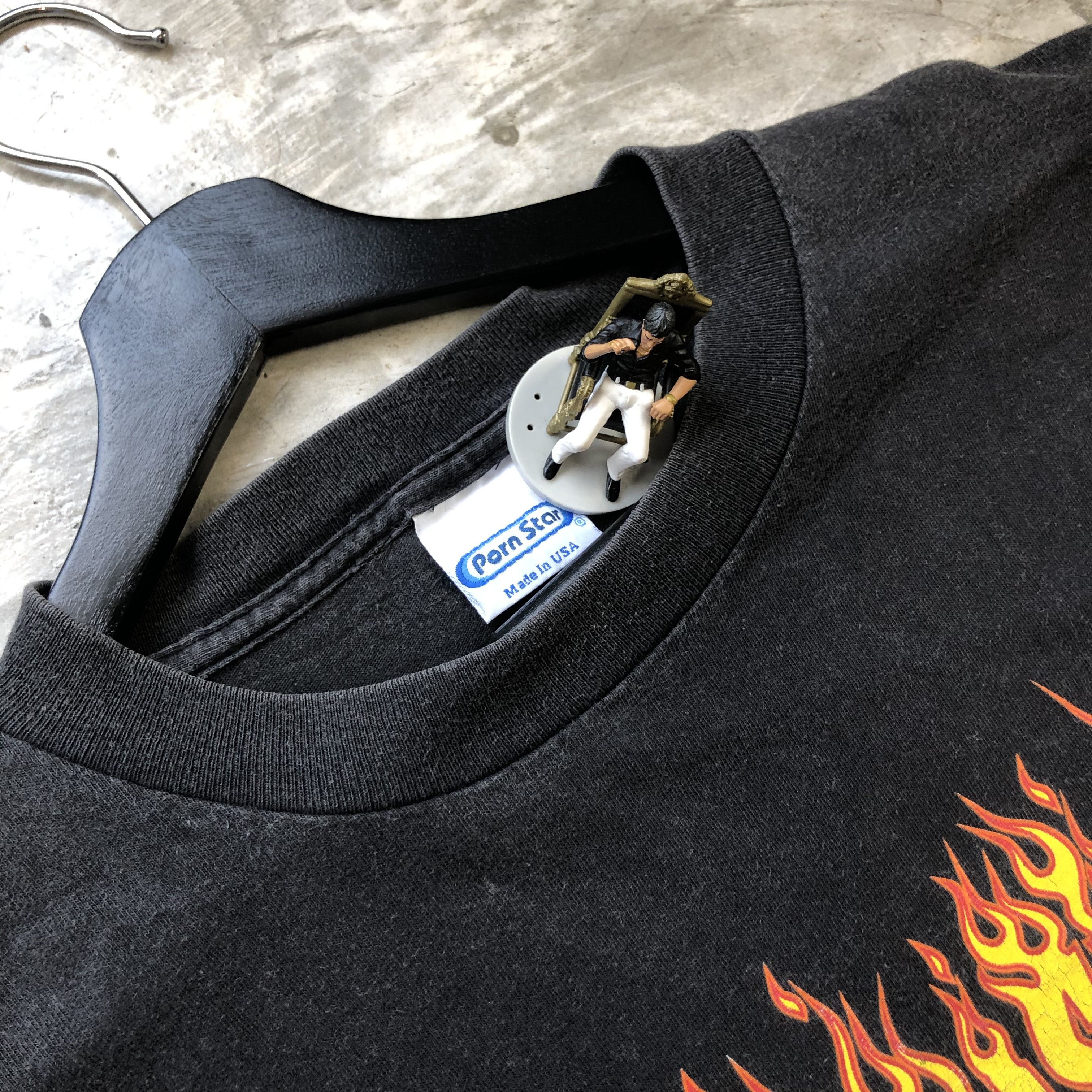 Vintage VINTAGE PORNSTAR THRASHER RIP SHIRT | Grailed