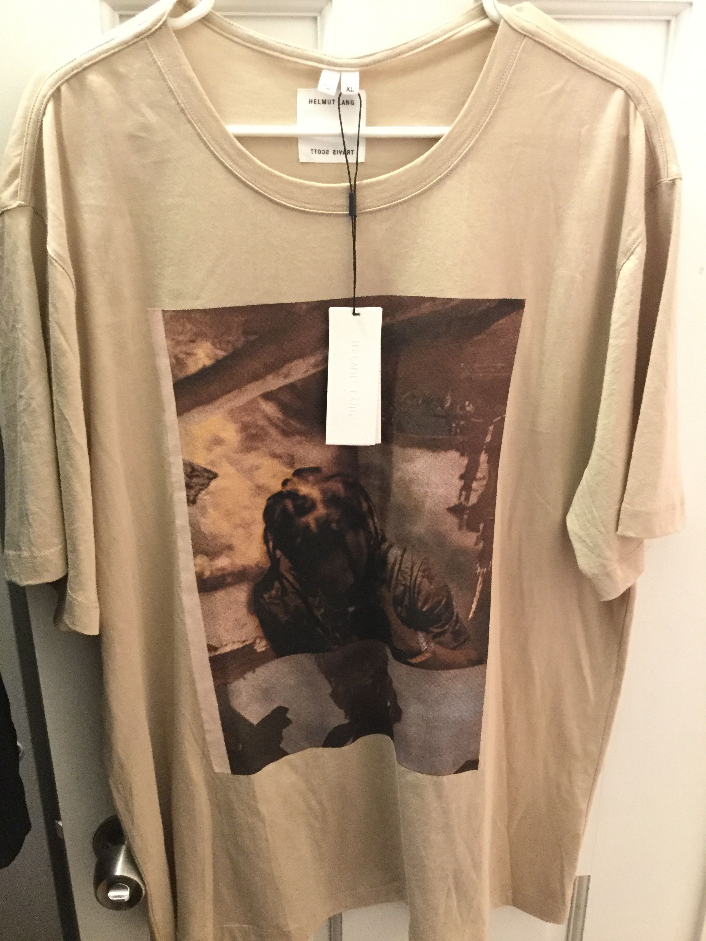 Helmut Lang x Travis $cott unreleased t shirt