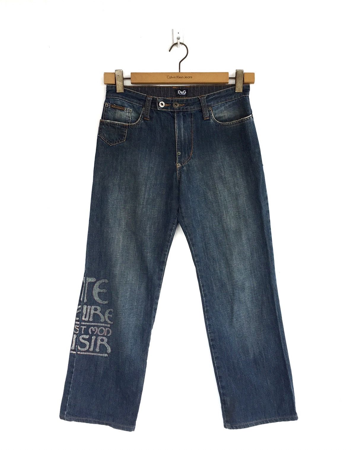 Dolce & Gabbana Dolce & Gabbana Printing Denim Jeans Made In Italy Size US 30 / EU 46 - 1 Thumbnail