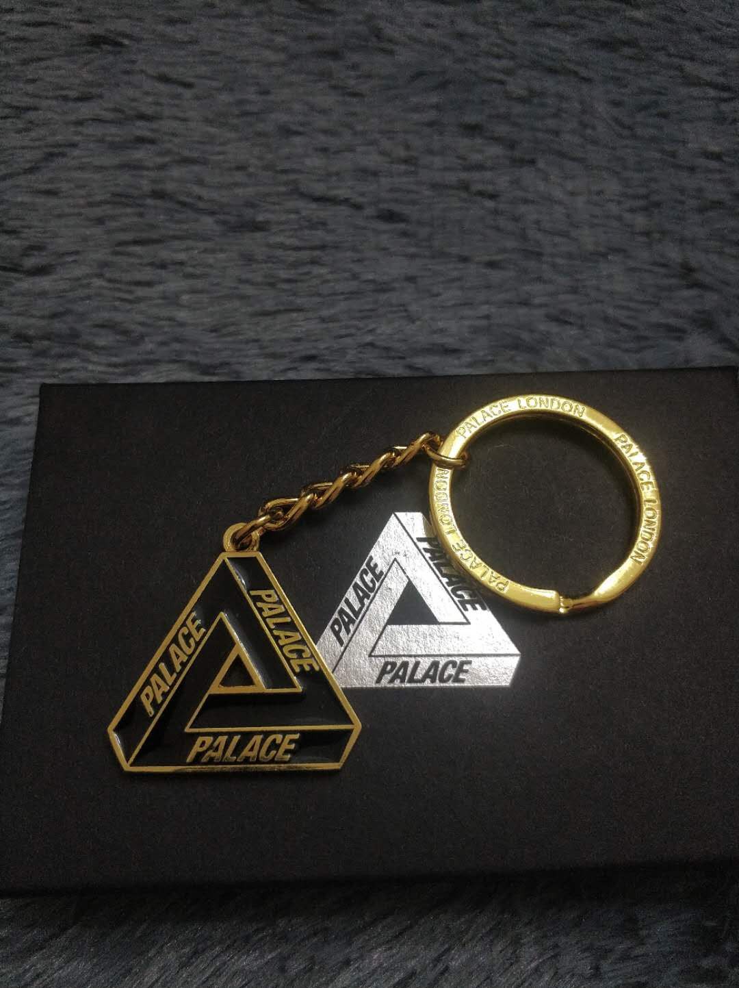 Palace Palace Tri Ferg Keychain Black | Grailed