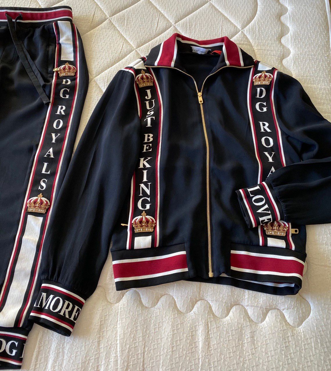 Dolce & Gabbana Dolce&Gabbana Dg Royals sweatsuit Jacket Pants 46 Size US M / EU 48-50 / 2 - 3 Thumbnail