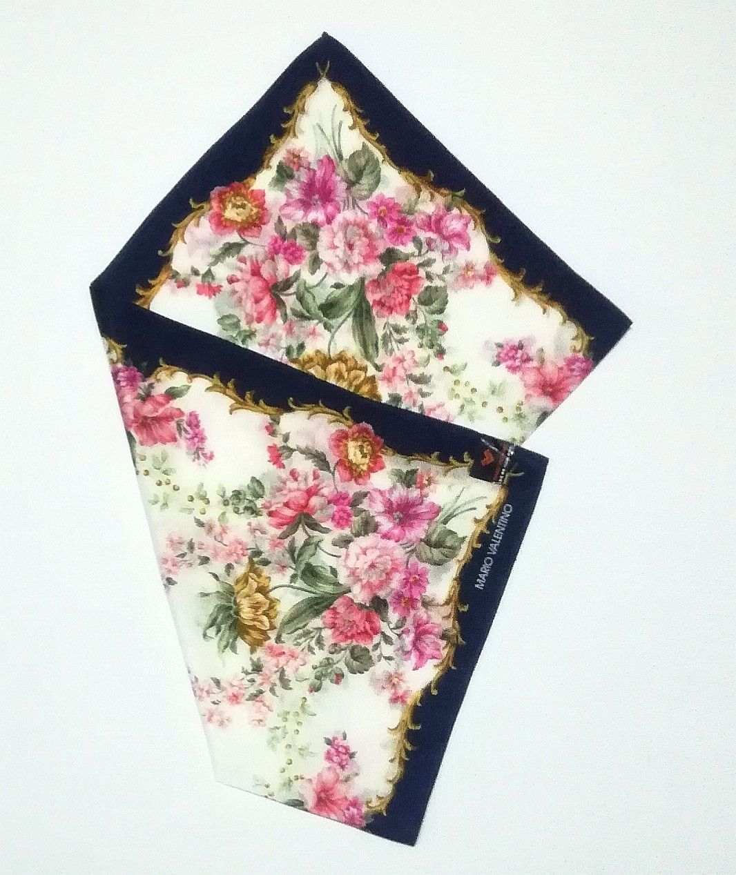 Designer × Valentino × Vintage Mario valentino Floral Design bandana handkerchief Size ONE SIZE - 4 Thumbnail