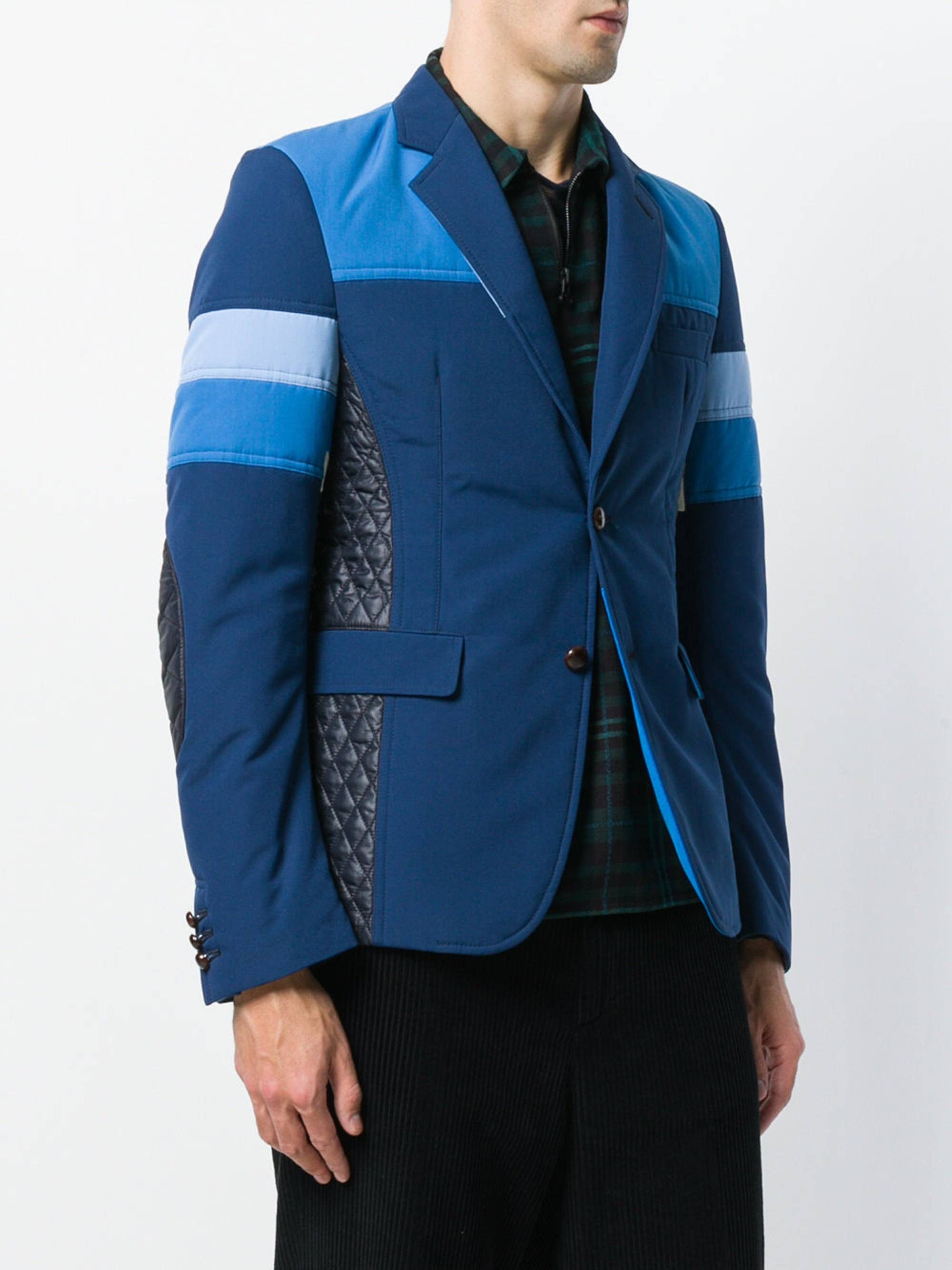 Comme des Garcons Junya Watanabe Man Puffer Quilted Sports Jacket Size US M / EU 48-50 / 2 - 1 Thumbnail