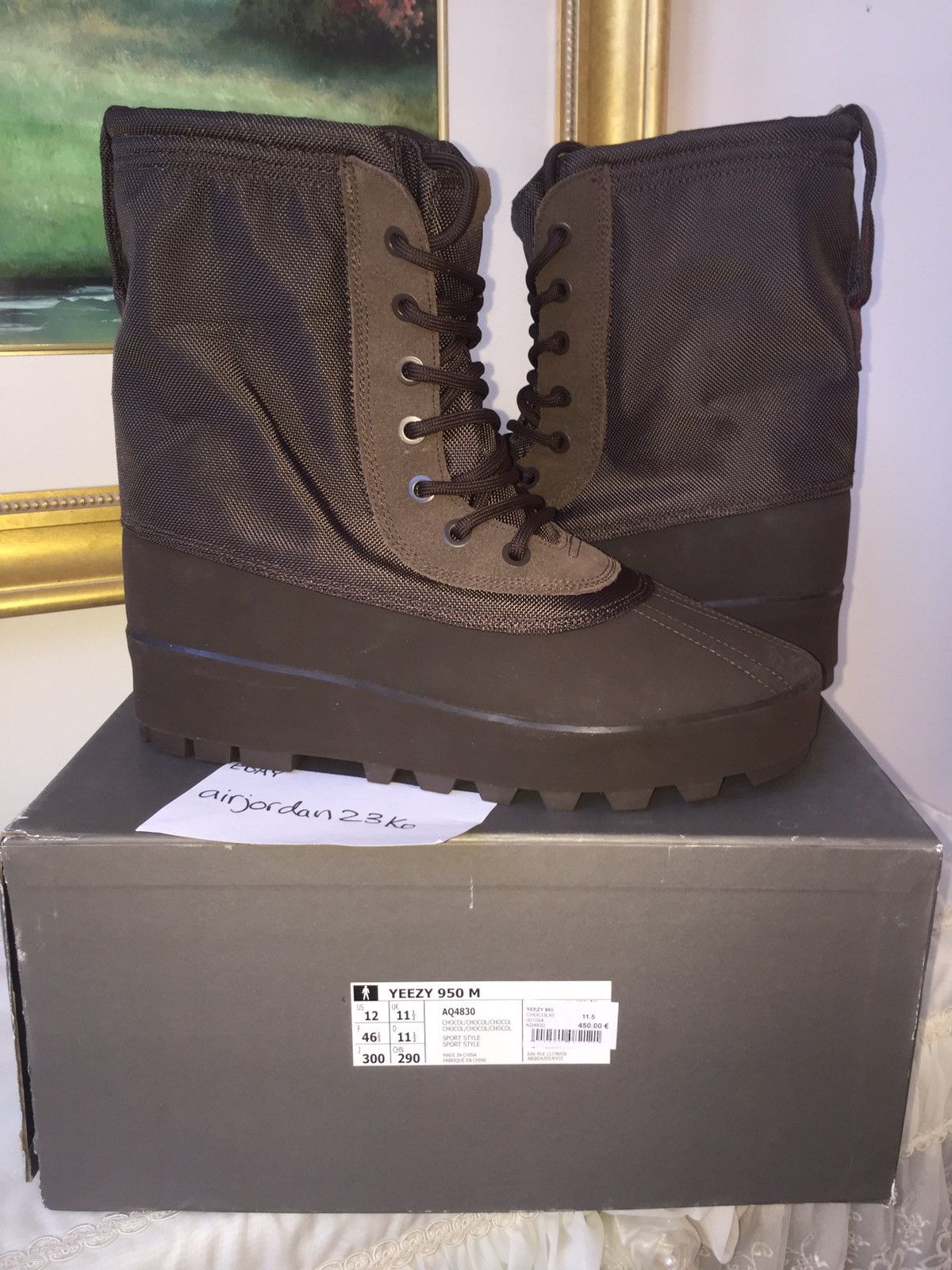 Adidas yeezy 950 2025 boost chocolate 45