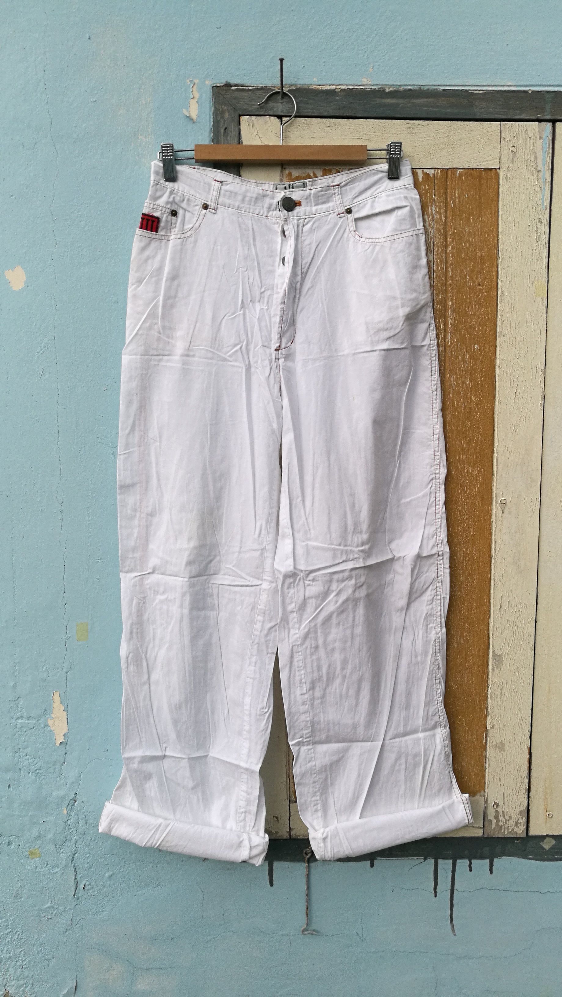 image of Jean Paul Gaultier Pant in White, Men's (Size 30)