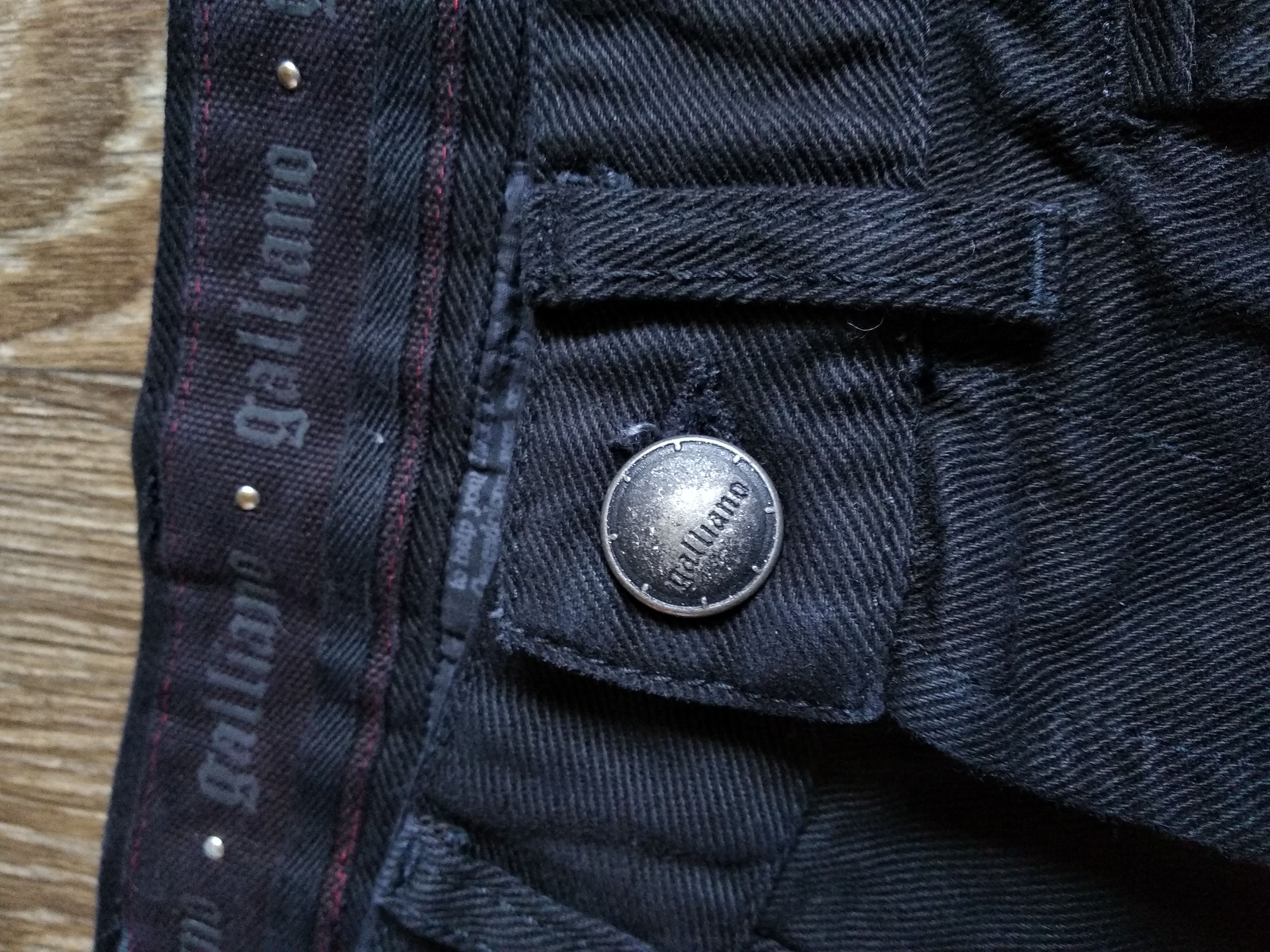 John Galliano Galliano pants x biker jeans Size US 34 / EU 50 - 12 Thumbnail