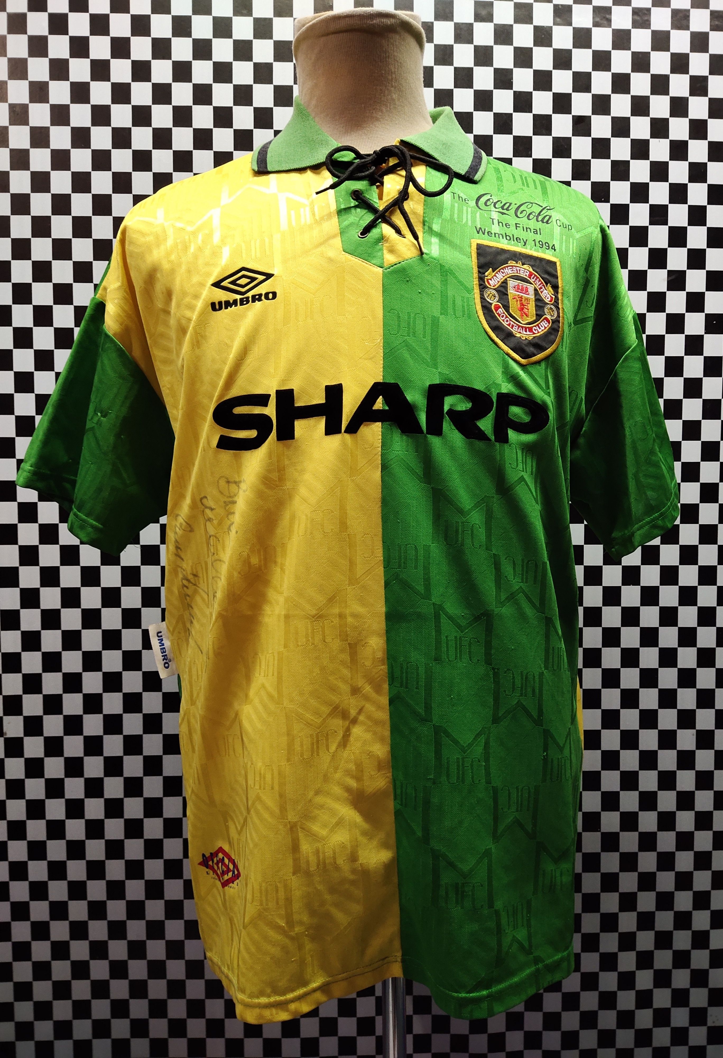 1992-1994 Authentic Umbro Manchester United Eric Cantona Home Jersey Shirt  Kit