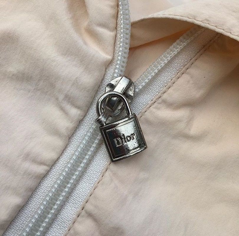 Dior vtg christian dior boutique jacket padlock head zipper Size US M / EU 48-50 / 2 - 5 Thumbnail
