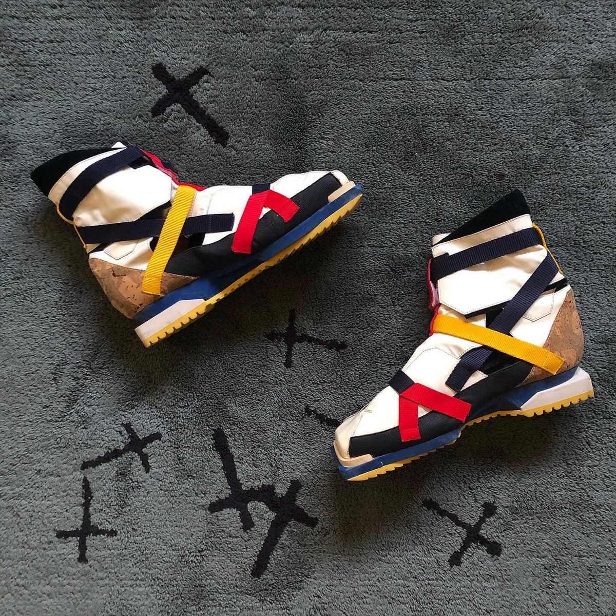 raf simons de stijl hiking boots