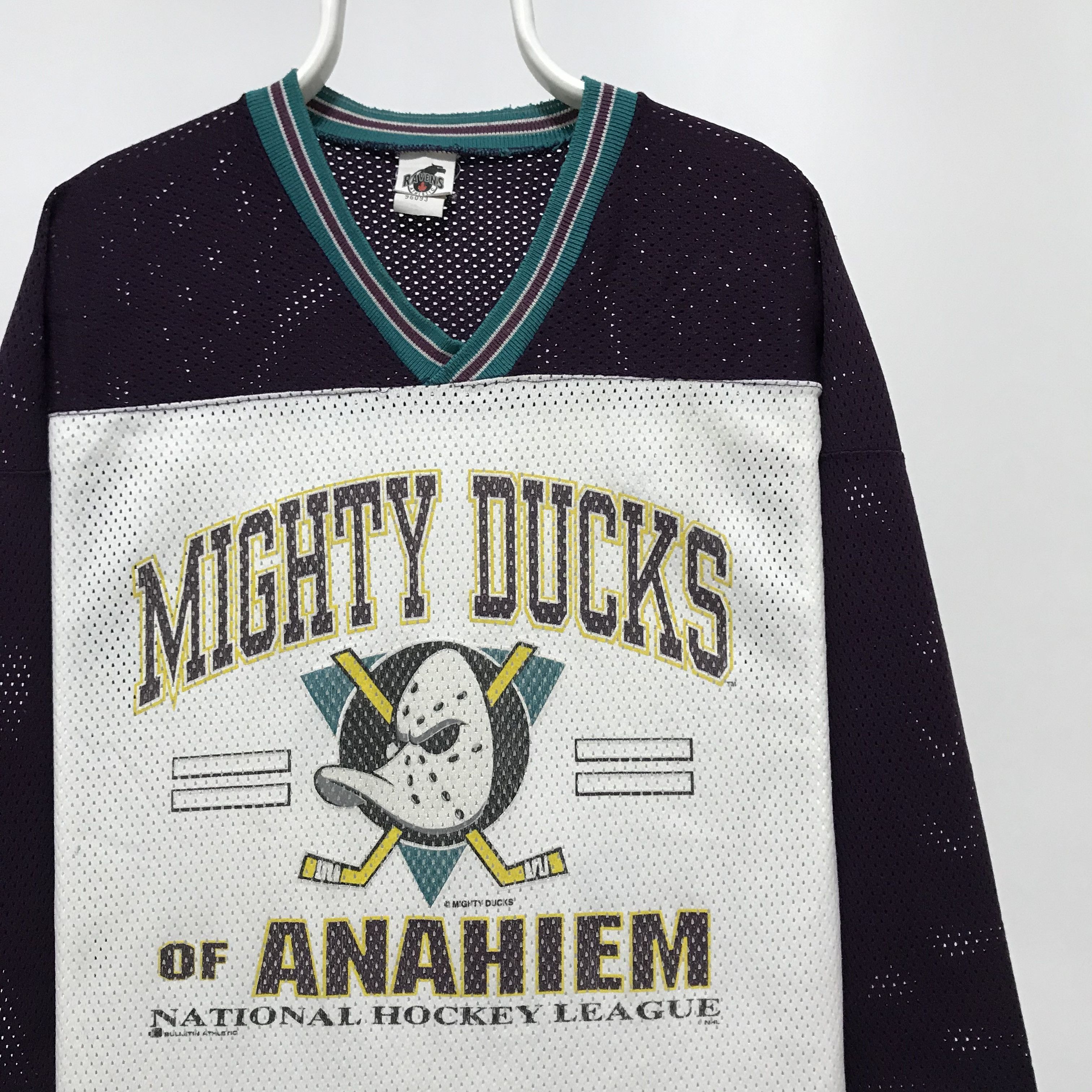 MIGHTY DUCKS Vintage Jersey Anahiem NHL Hockey 90s T-Shirt
