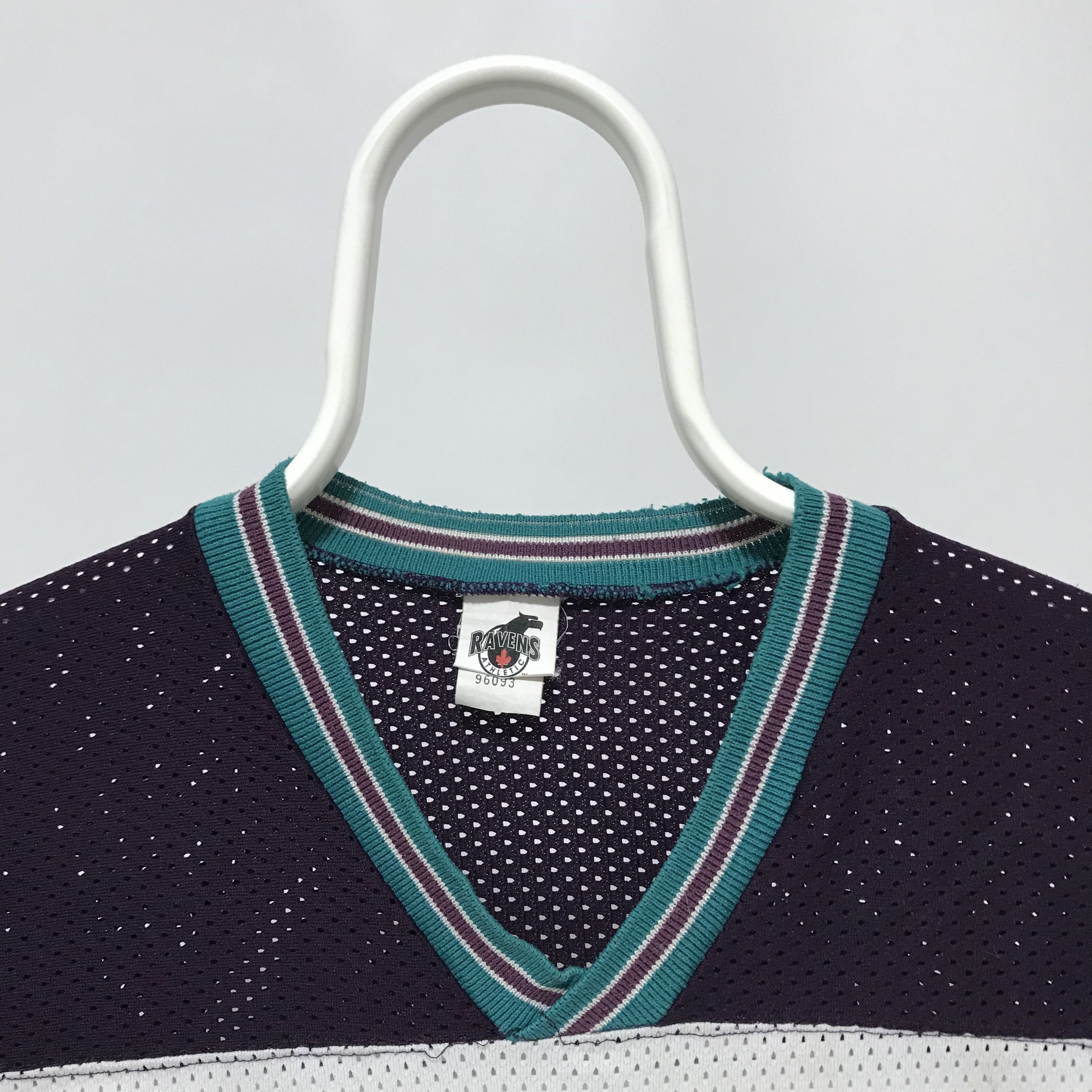 NHL × Vintage MIGHTY DUCKS Vintage Jersey Anahiem NHL Hockey 90s T-Shirt Size US S / EU 44-46 / 1 - 4 Thumbnail