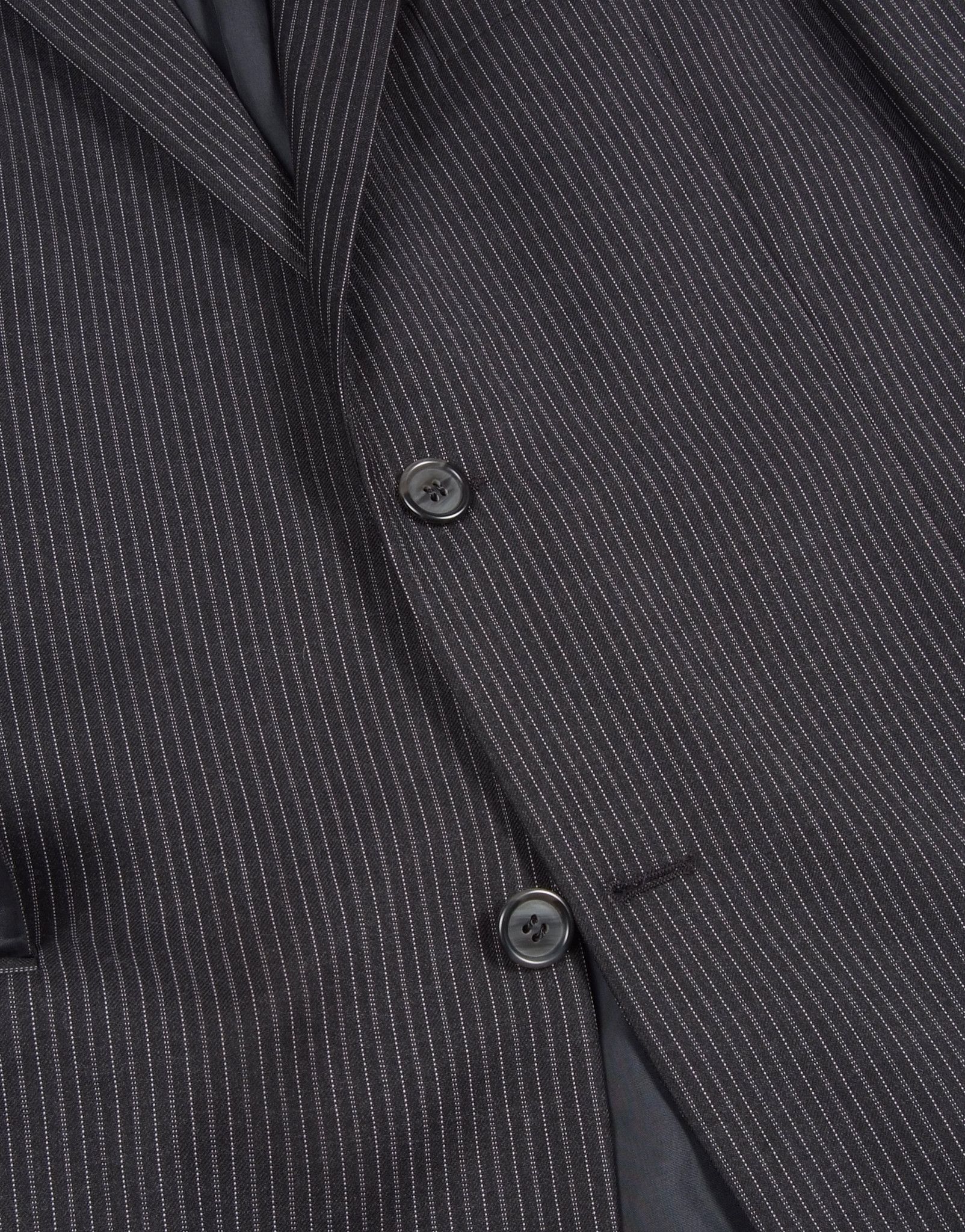 Saint Laurent Paris × Yves Saint Laurent Yves Saint Laurent Vintage Striped 2 Buttons Wool Blazer Size 42R - 7 Thumbnail