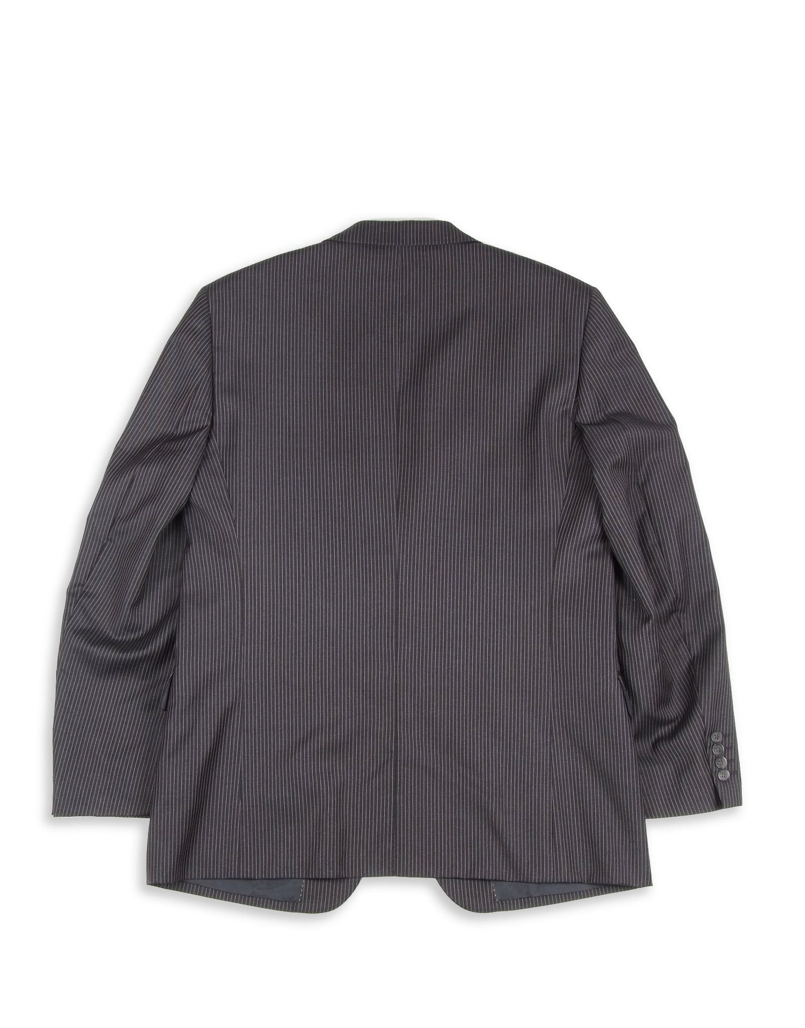Saint Laurent Paris × Yves Saint Laurent Yves Saint Laurent Vintage Striped 2 Buttons Wool Blazer Size 42R - 2 Thumbnail
