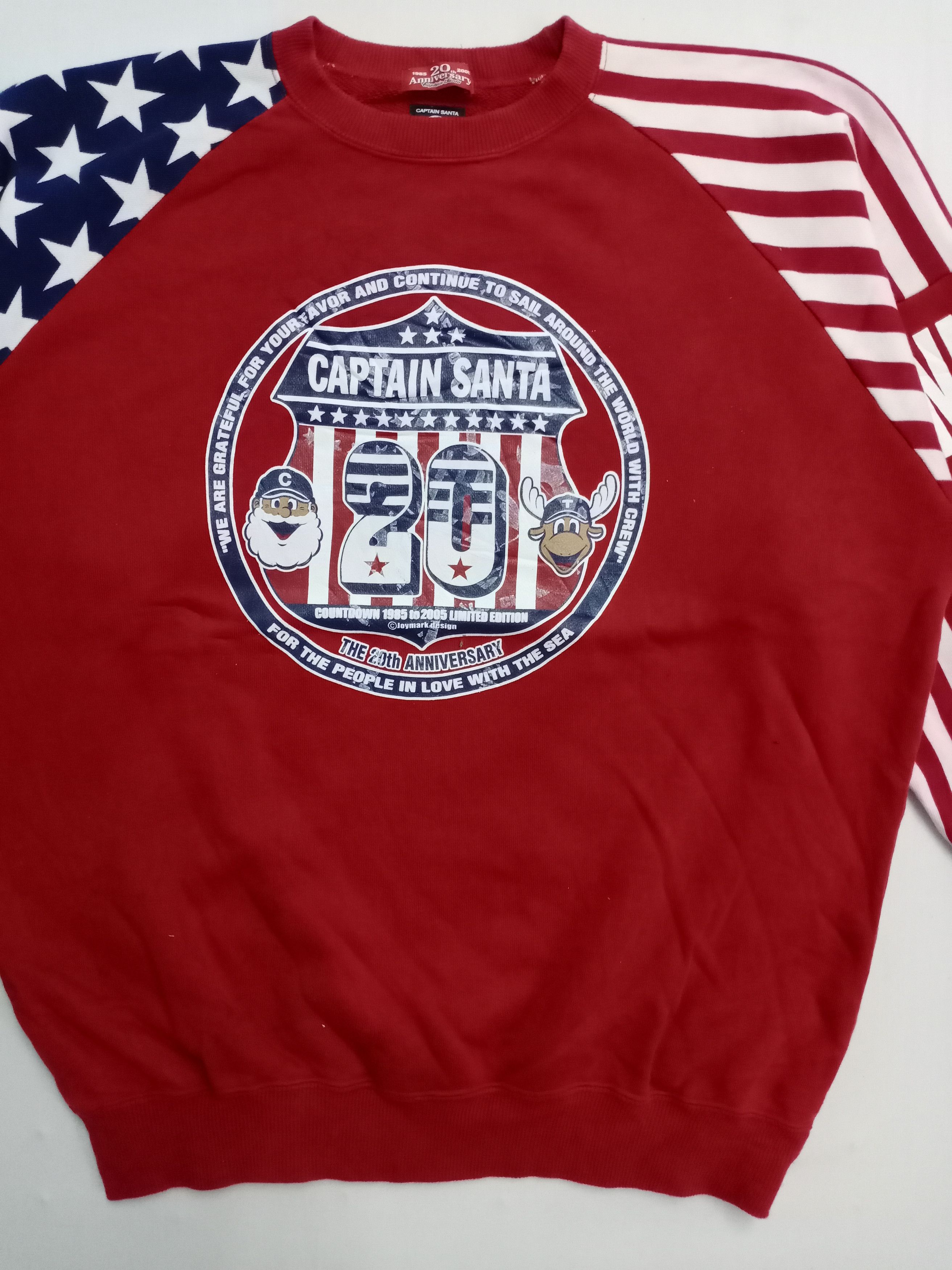 Captain Santors × Vintage Vintage Captain Santa Christmas 20th Anniversary Sweatshirt Size US XL / EU 56 / 4 - 10 Thumbnail