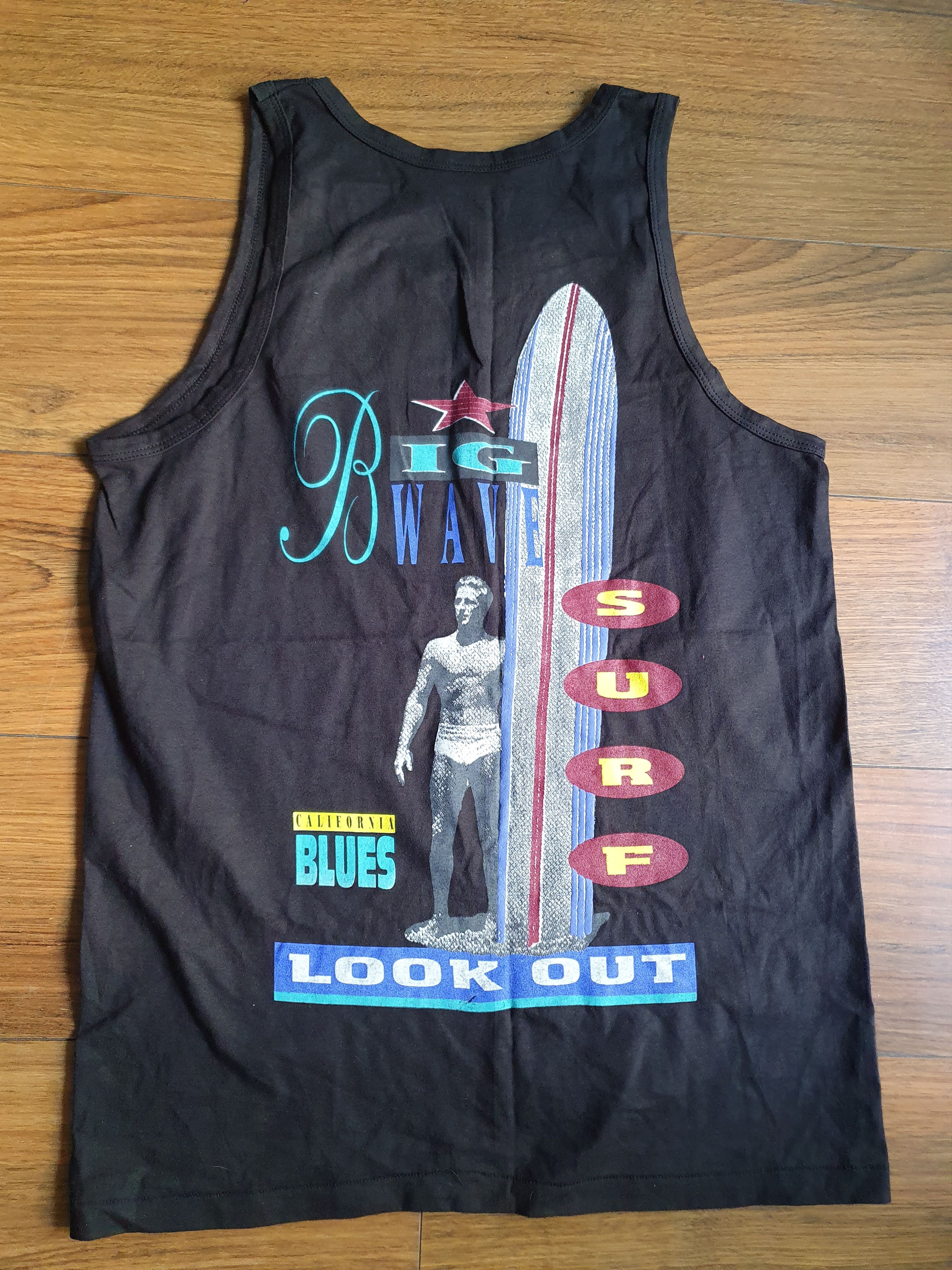 Vintage Cali Blues Just Another Day at The Beach 90s tank top,sz L Size US L / EU 52-54 / 3 - 1 Thumbnail