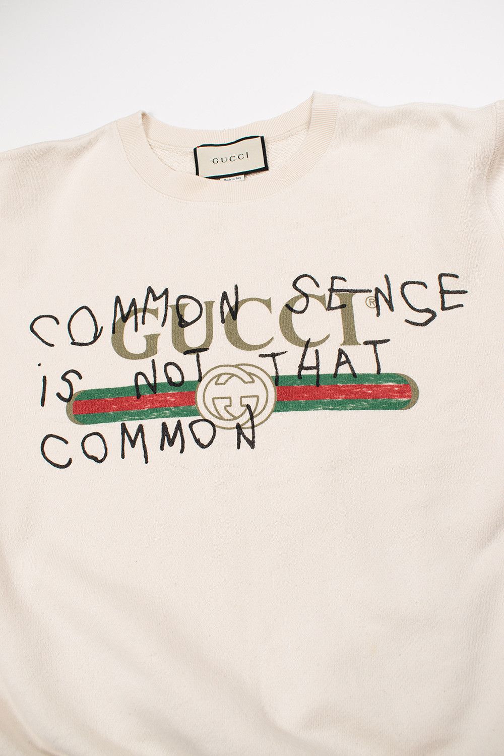 Gucci Coco Capitan Common Sense Is Not That Common Sweatshirt