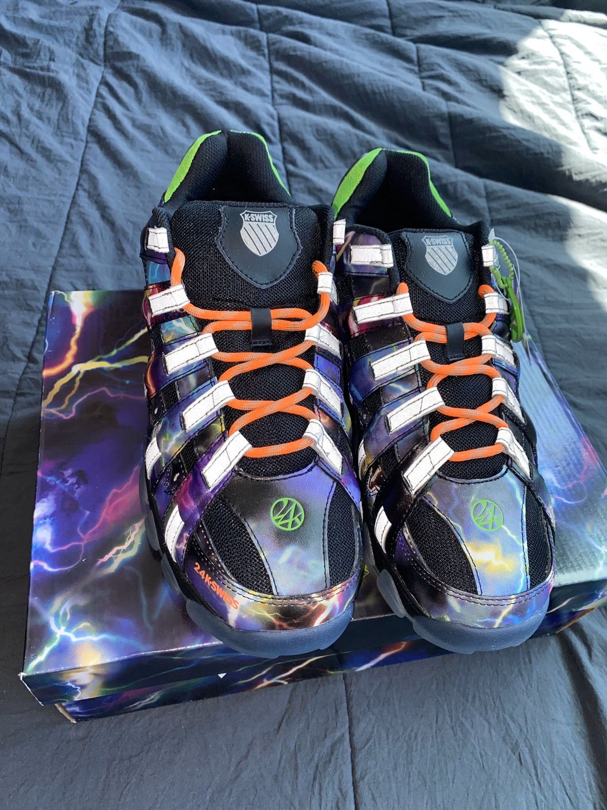 K Swiss Other K Swiss x 24kGoldn Custom Sneakers Grailed