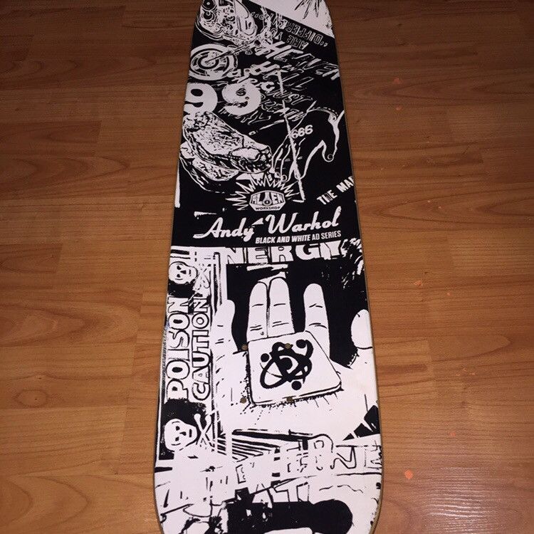 Planche De Skate Alien Workshop Omar Salazar X Andy Warhol - Edition Cow Print Pop Art