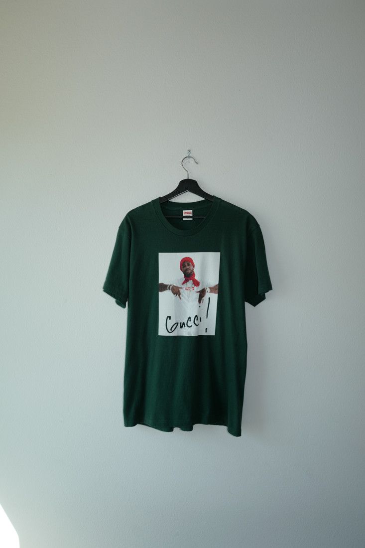 Supreme Gucci Mane Tee (Green) - Short Sleeve T Shirts 